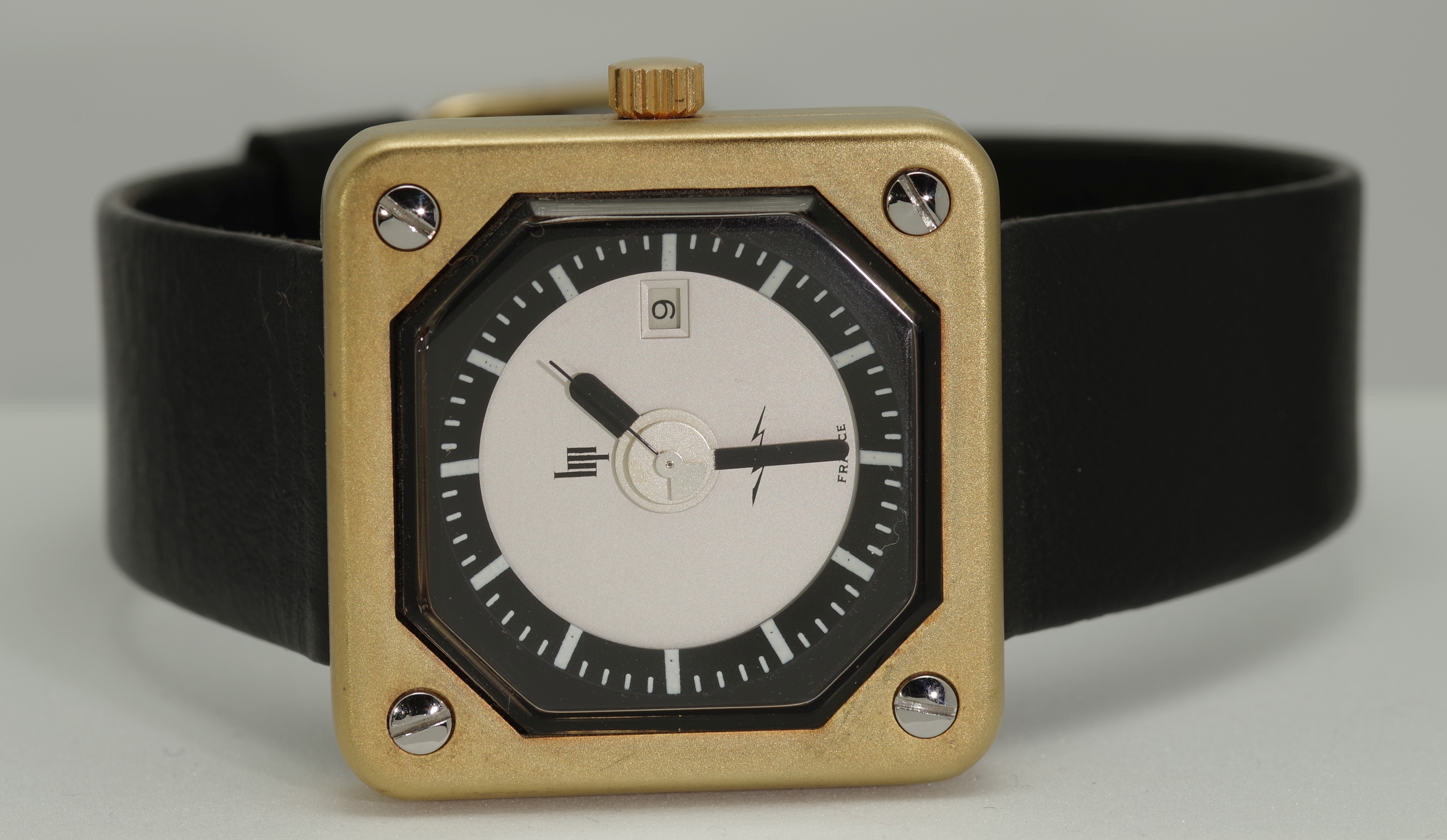 LIP Design Herren Armbanduhr Ref. 43850 Rudi Meyer, Patina