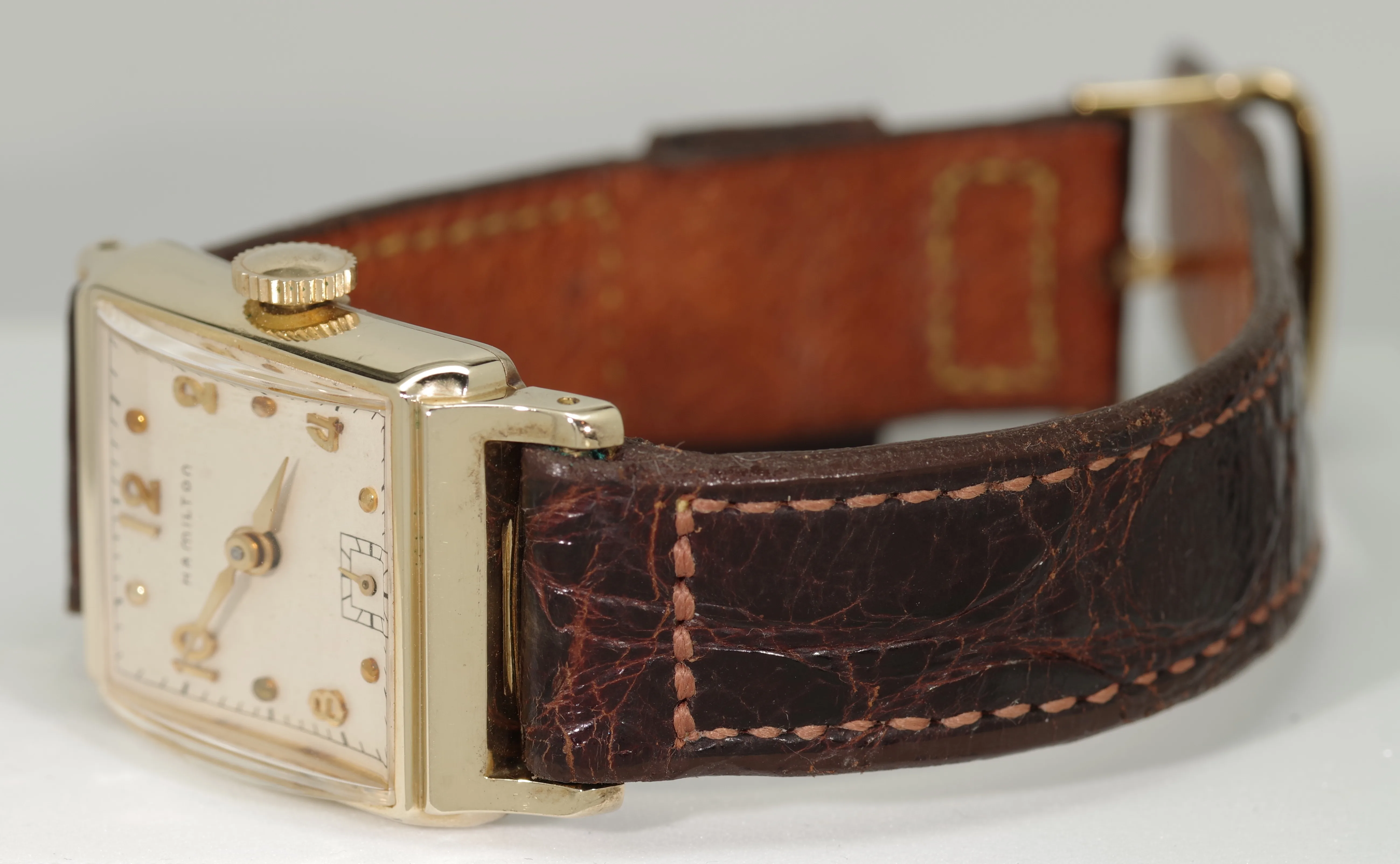 Hamilton exzellente Herren Vintage Armbanduhr Bailey Dresswatch 