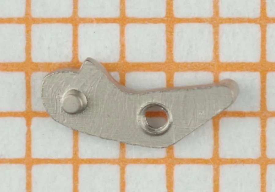 Uhrwerk Hebel Metall Kleiner Metallhebel als Ersatzteil für Uhrwerke.