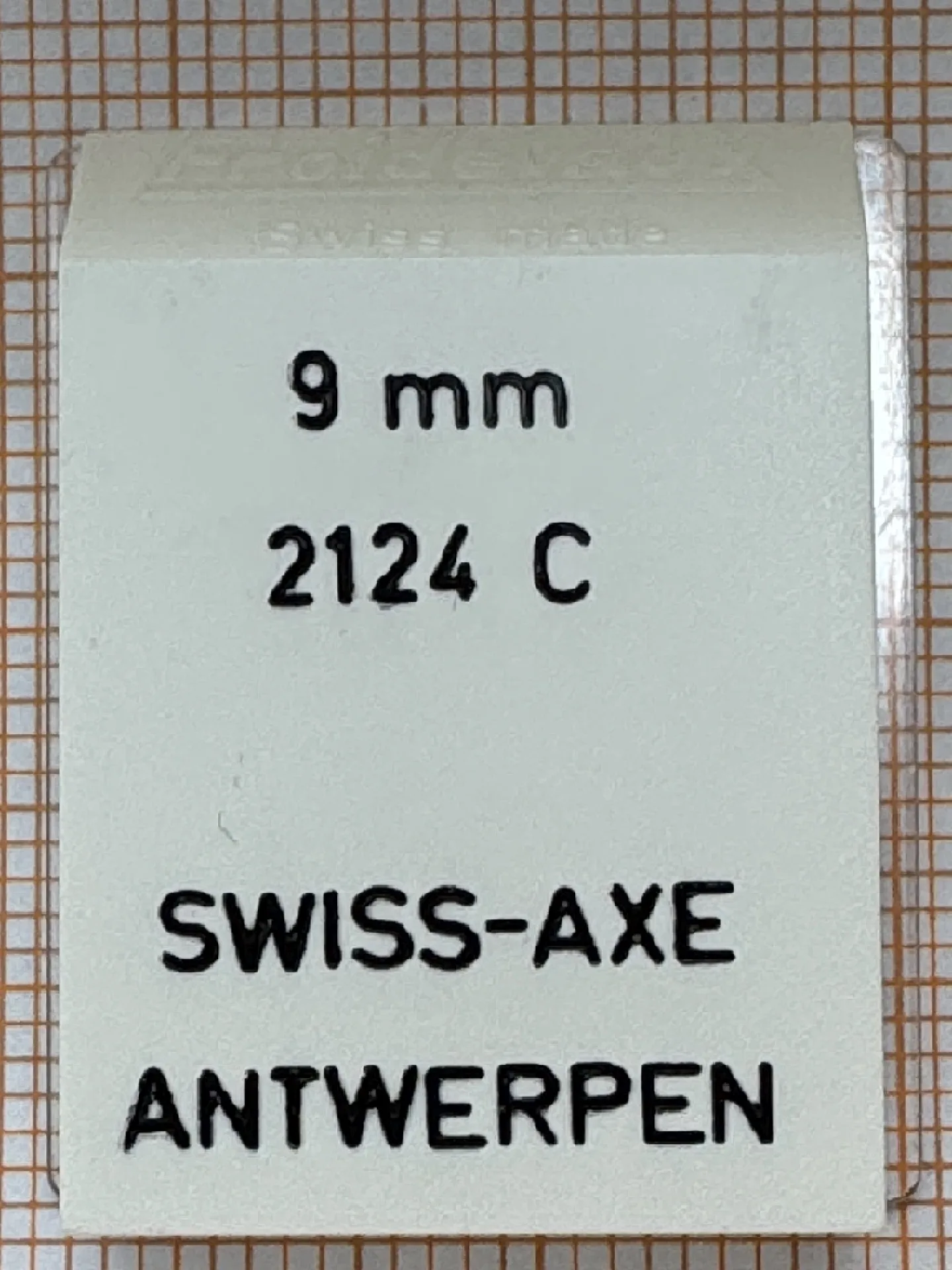 Swiss-Axe Uhrwerk 2124 C Ersatz-Uhrwerk Swiss-Axe 2124 C in Verpackung.