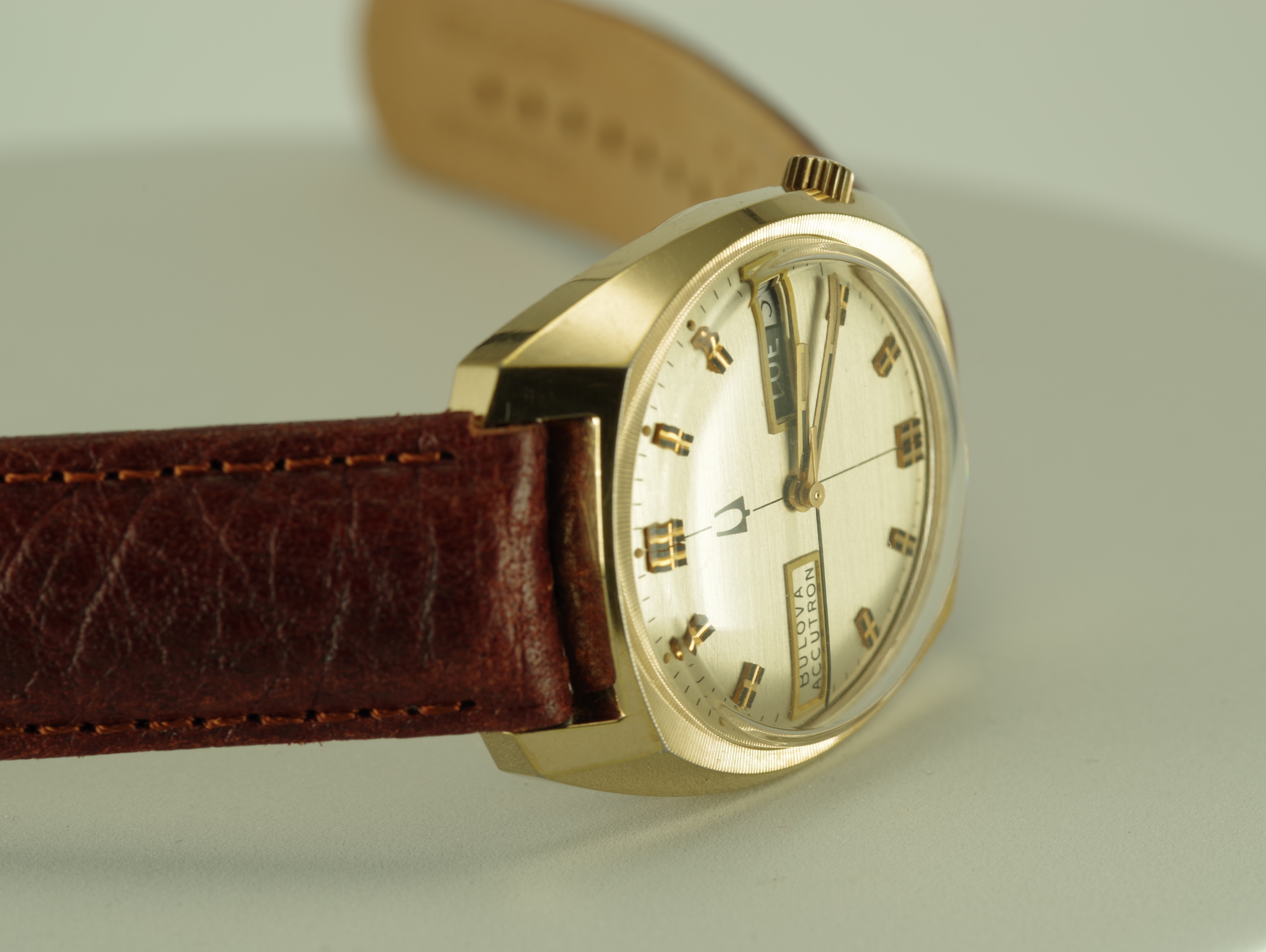 Bulova Accutron Day Date Herren Armbanduhr 1976 Top