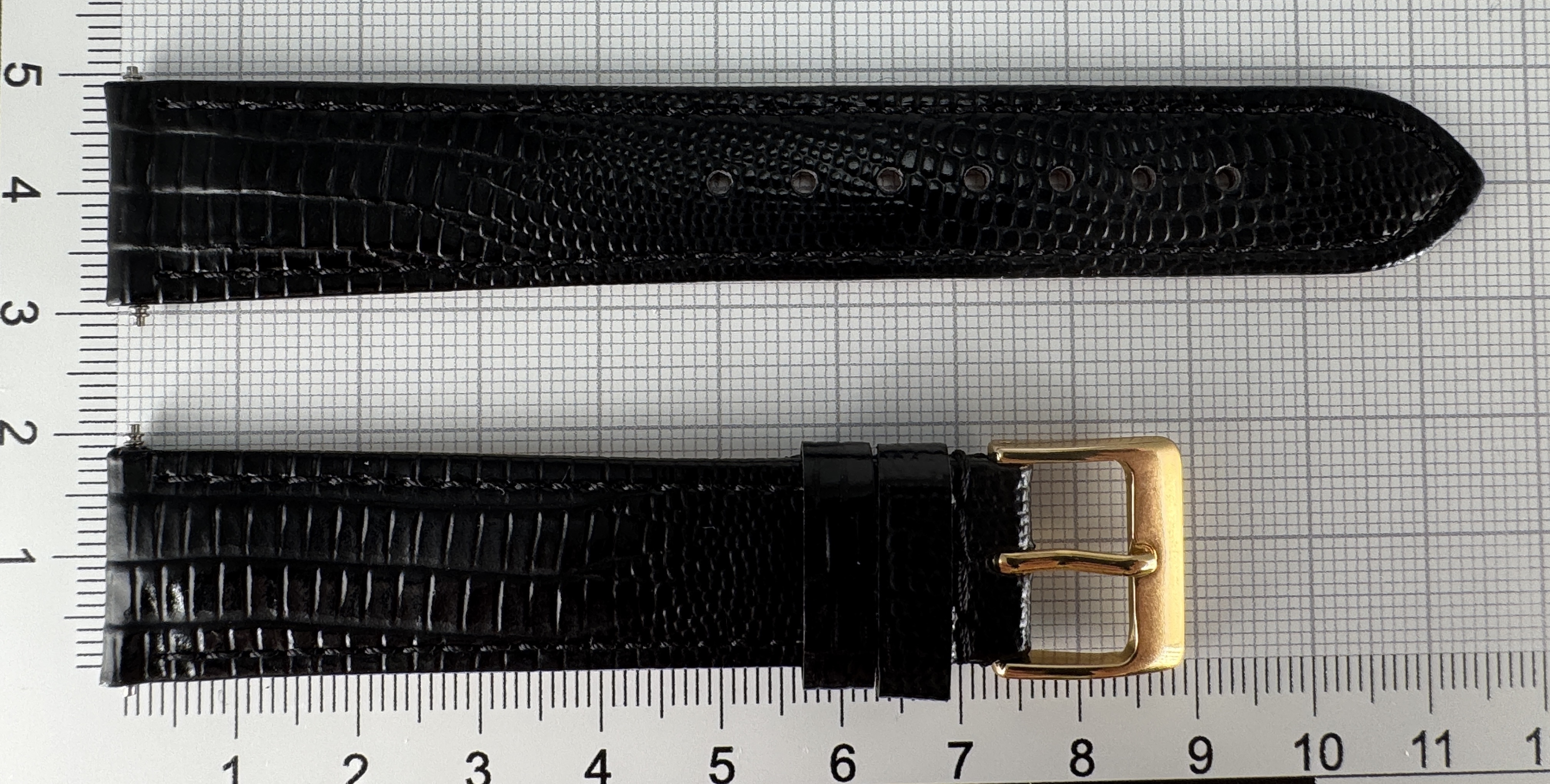 Uhrenarmband Kalbsleder Struktur Eidechse antiallergisch