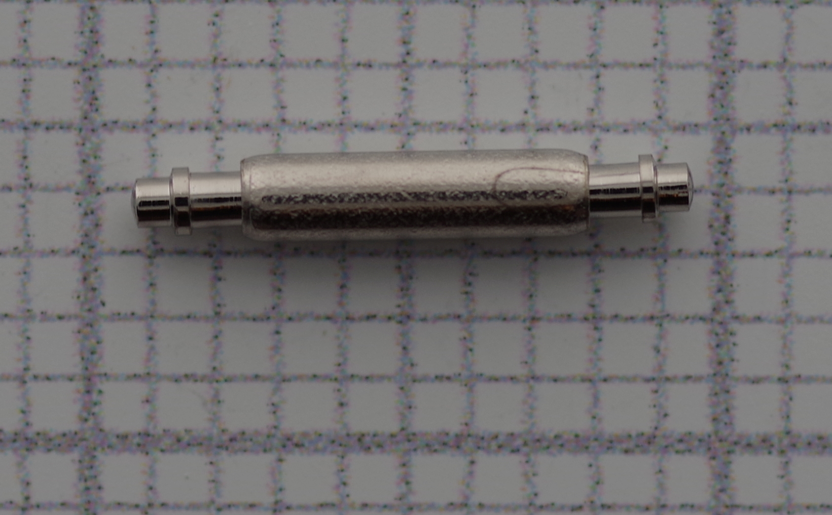 Armbandsteg / Federsteg 7mm / 1,4mm, mit Bund, Messing, vernickelt, Augusta 465w