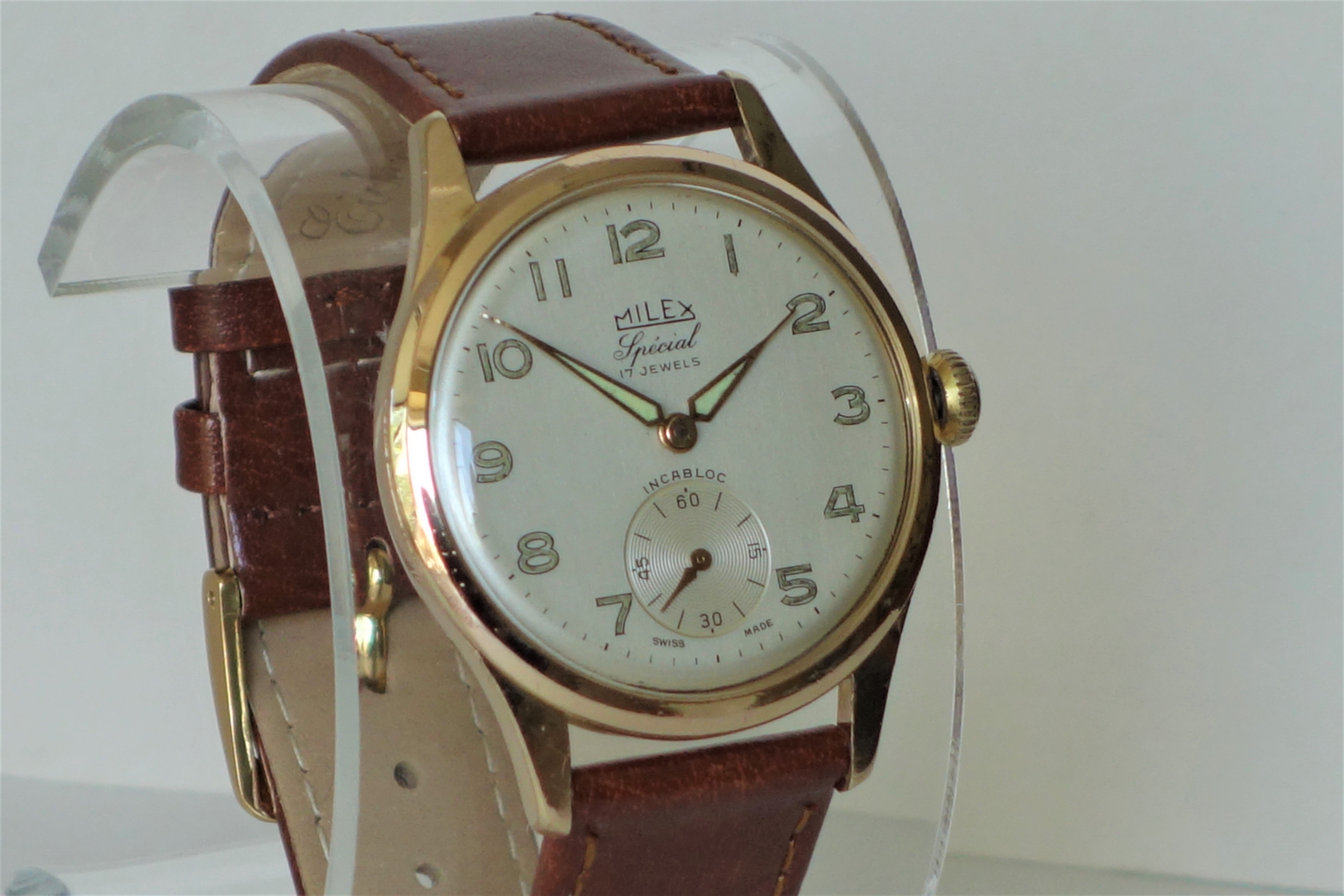Milex Spécial – Vintage Schweizer Armbanduhr | Kaliber AS 1130 | Handaufzug | 1950er Jahre