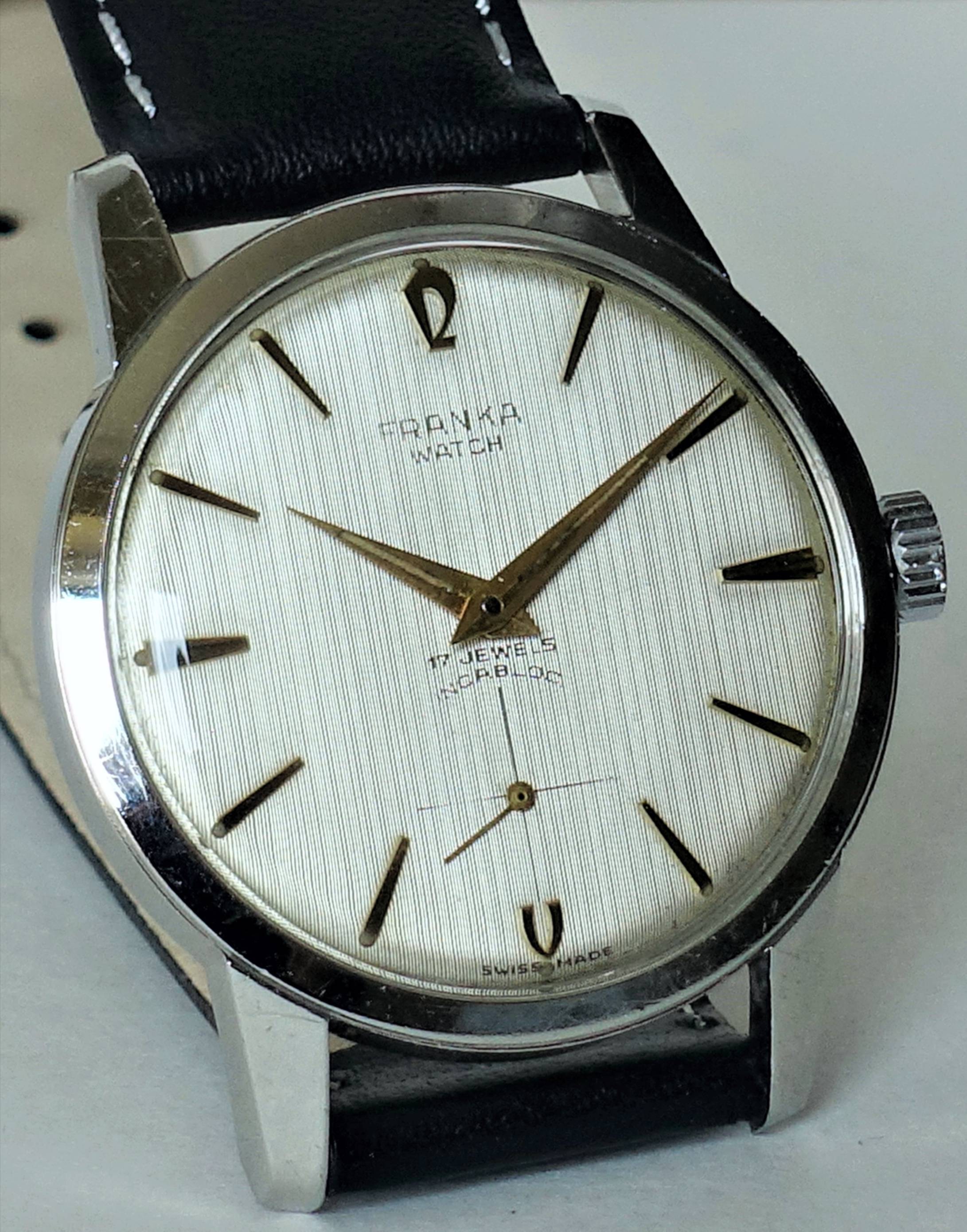 Franka Watch Vintage Herrenuhr – Kaliber AS 1130 – 17 Jewels – Handaufzug – Swiss Made