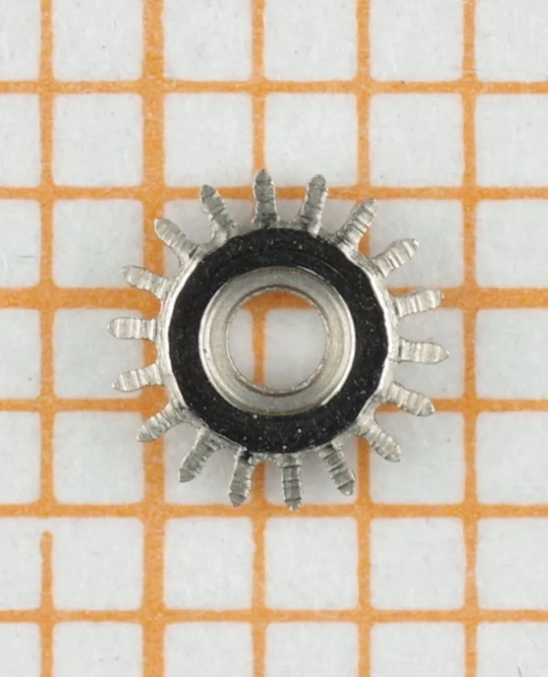 Uhrwerk Ankerrad Metall Kleines Ankerrad aus Metall für mechanische Uhrwerke.