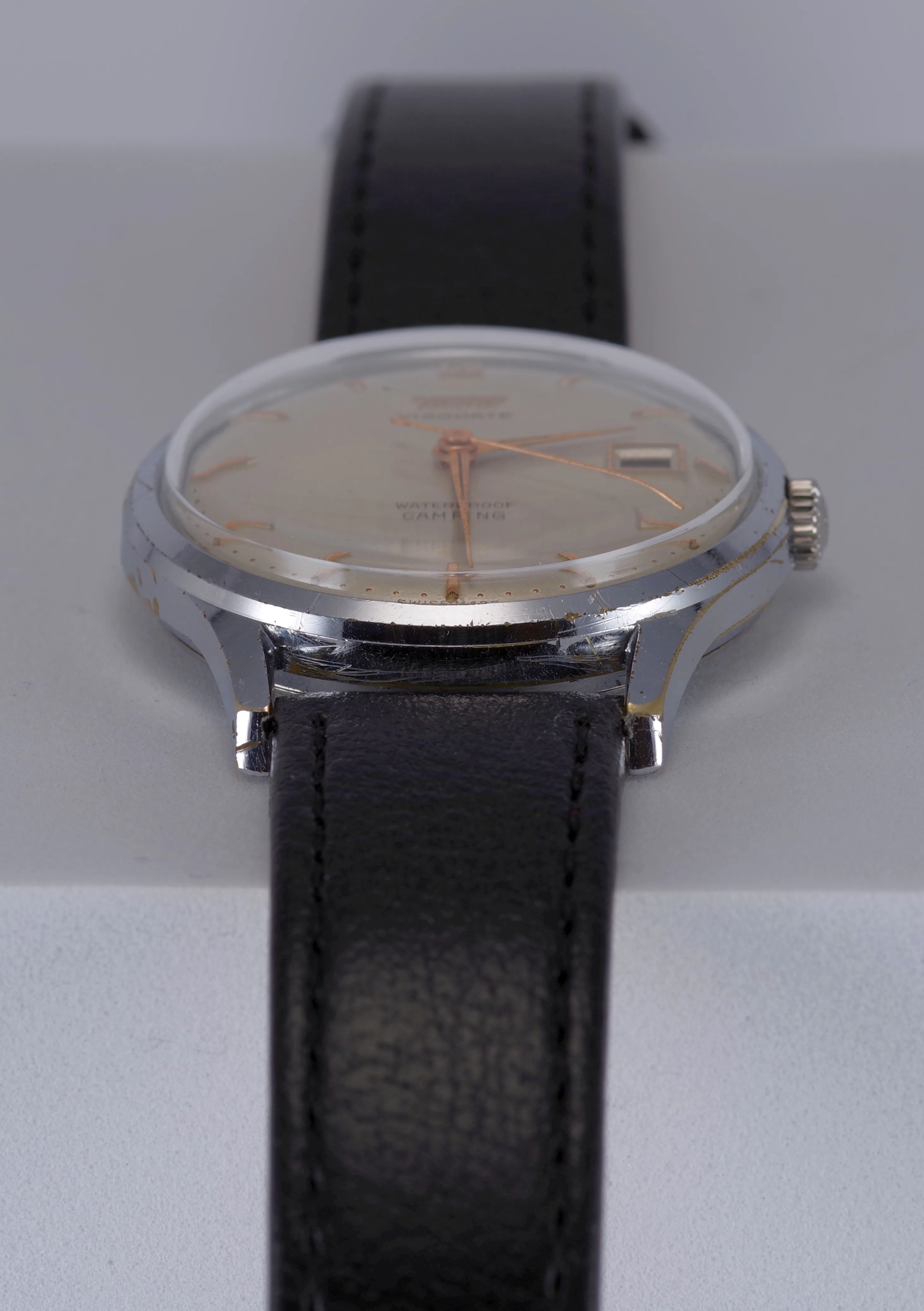 Vintage Herren Armbanduhr Tissot Camping Visodate 1957