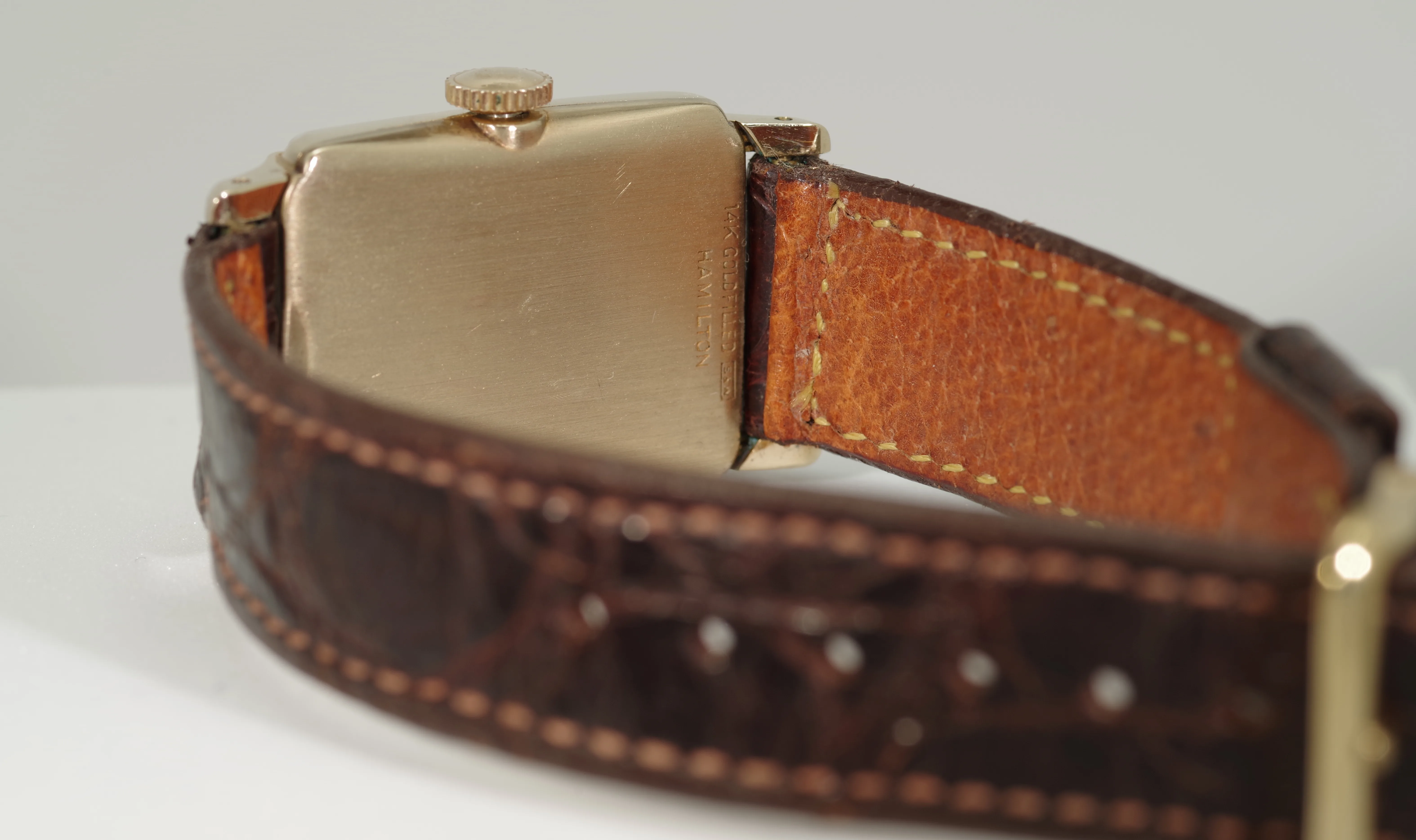Hamilton exzellente Herren Vintage Armbanduhr Bailey Dresswatch 