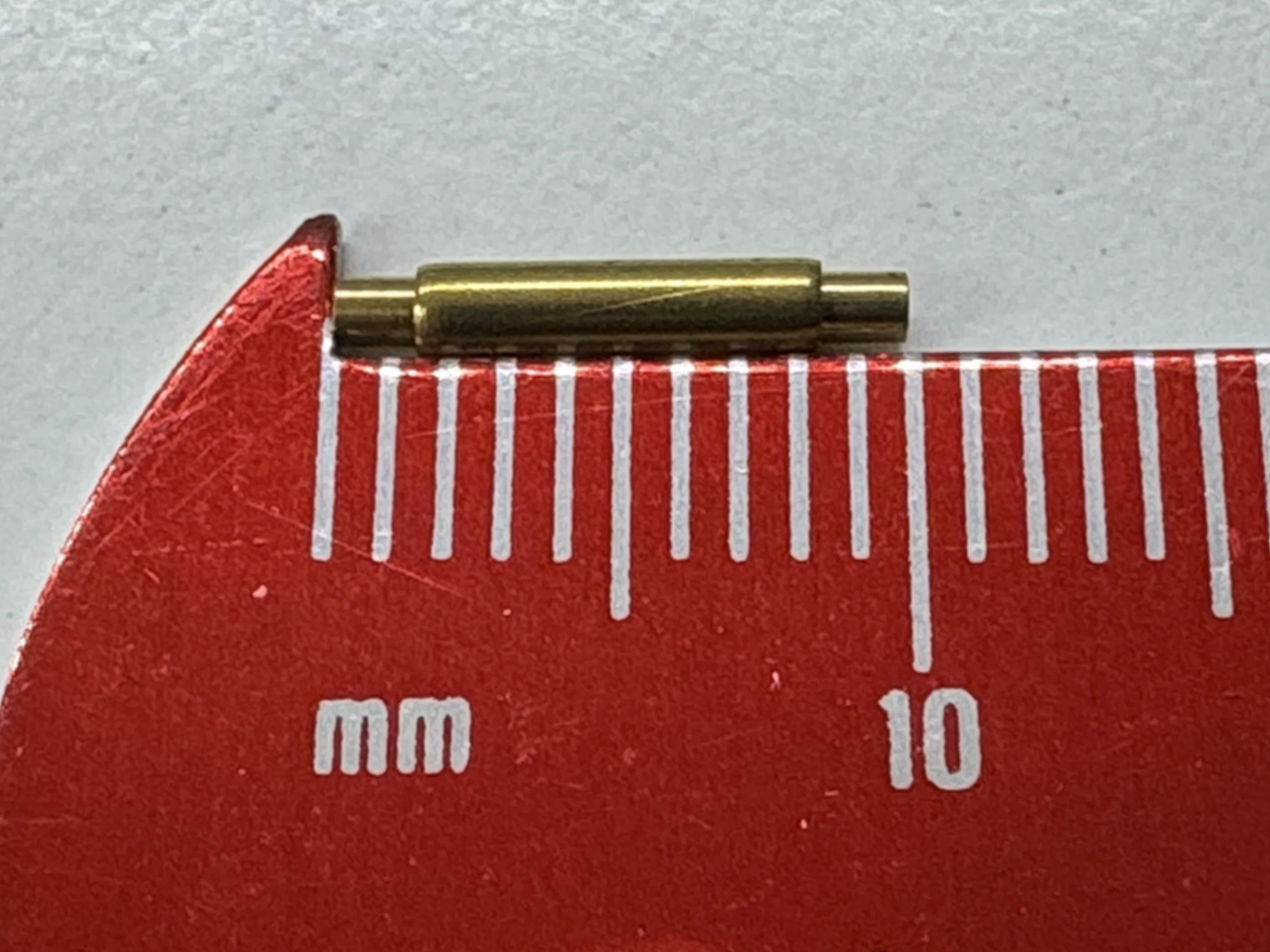 negativ Federsteg 8.5 mm ⌀1.8 mm Messing passend bei Uhren mit Stiften negativ Federsteg 8.5 mm ⌀1.8 mm Messing passend bei Uhren mit Stiften