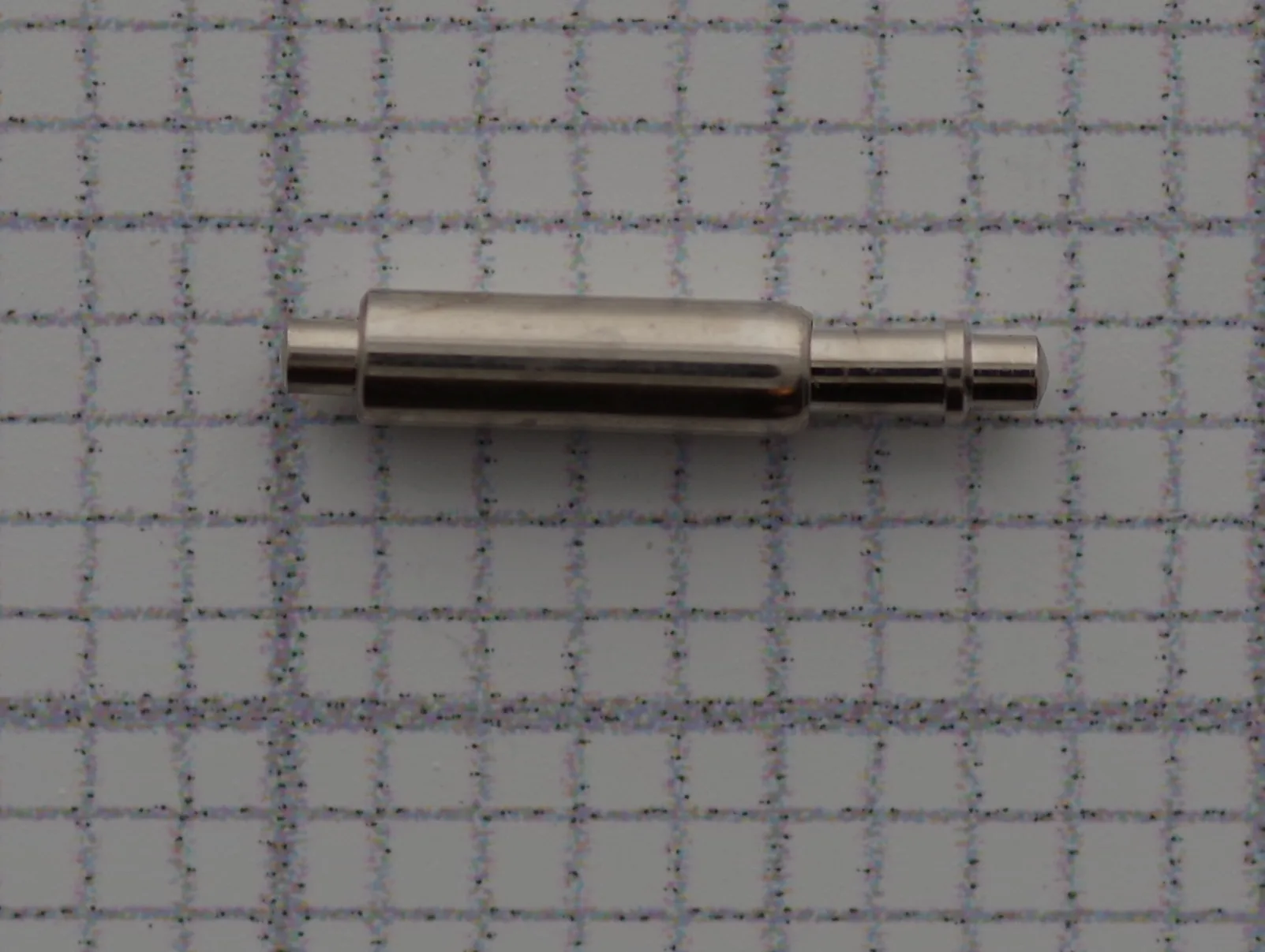 Edelstahl Federsteg 20mm Silberner Edelstahl-Federsteg für Uhrenarmbänder, Länge 20 Millimeter.