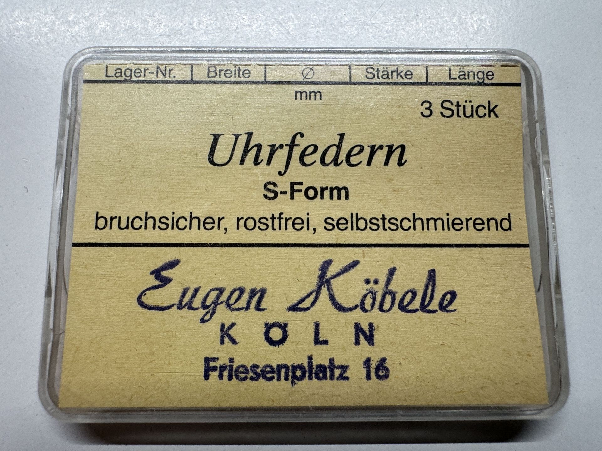 Zugfeder 1.00 x 6.5 x 0.07 x 210