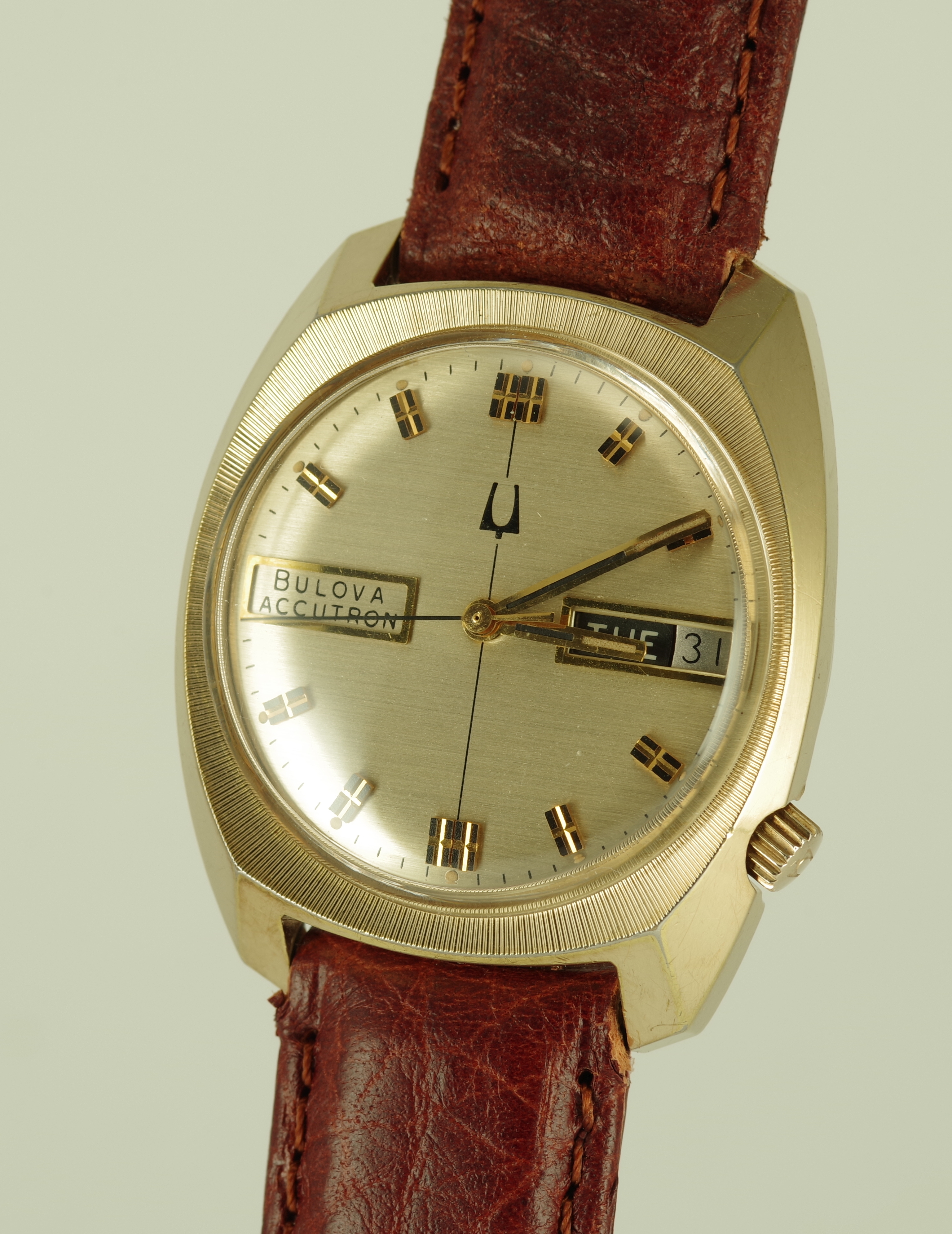 Bulova Accutron Day Date Herren Armbanduhr 1976 Top