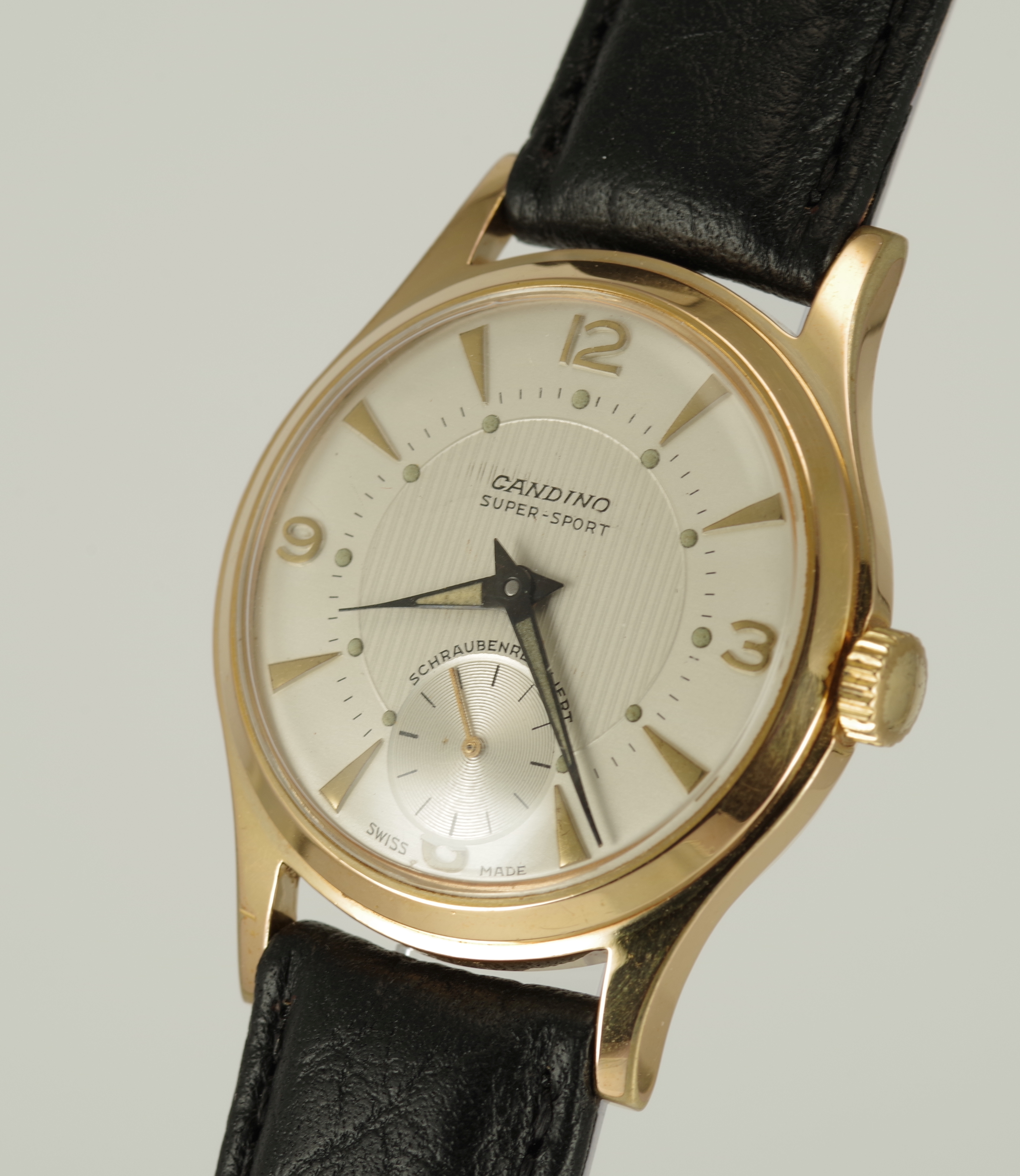 Vintage Herren Armbanduhr Candino Super Sport