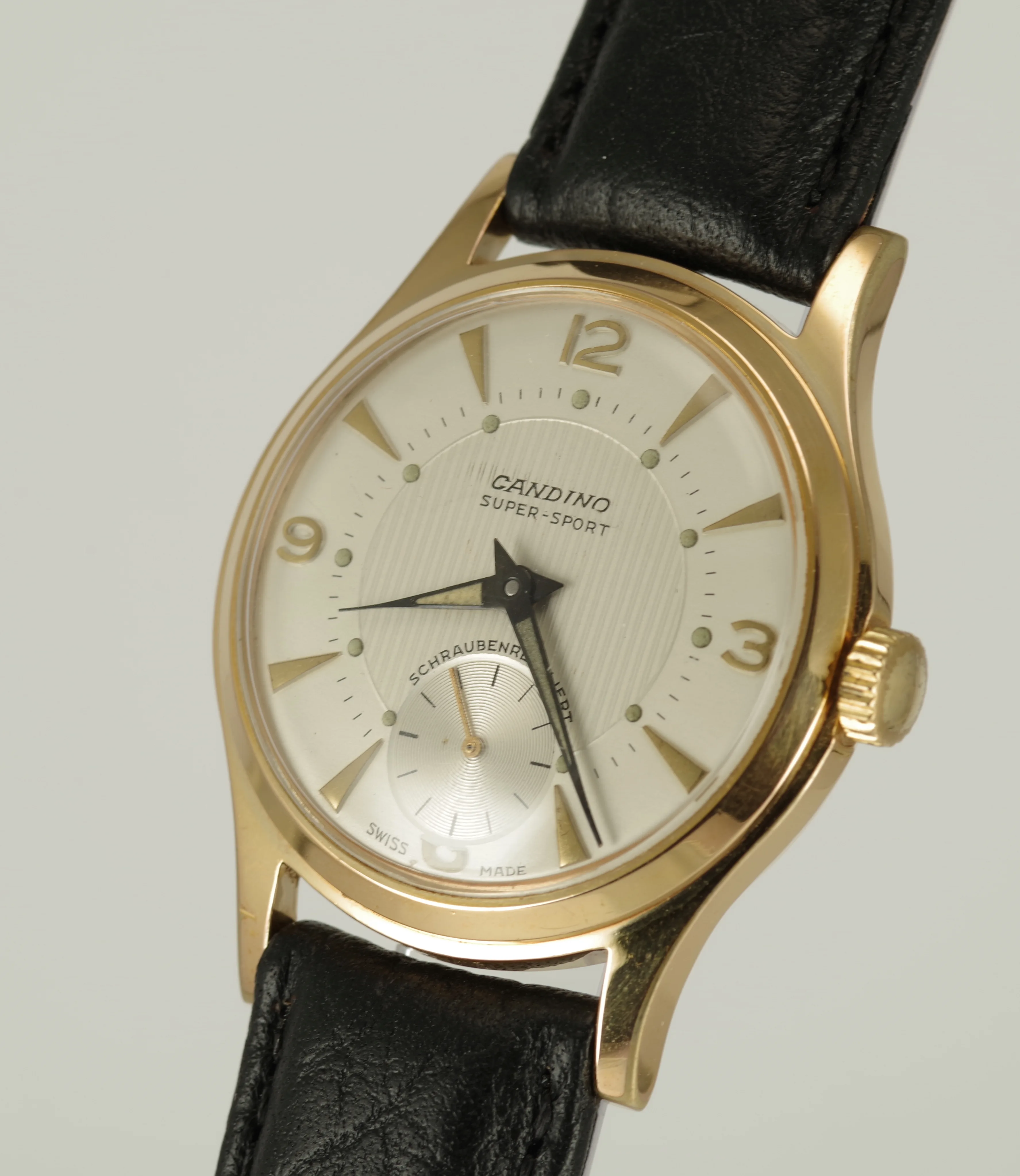 Vintage Herren Armbanduhr Candino Super Sport