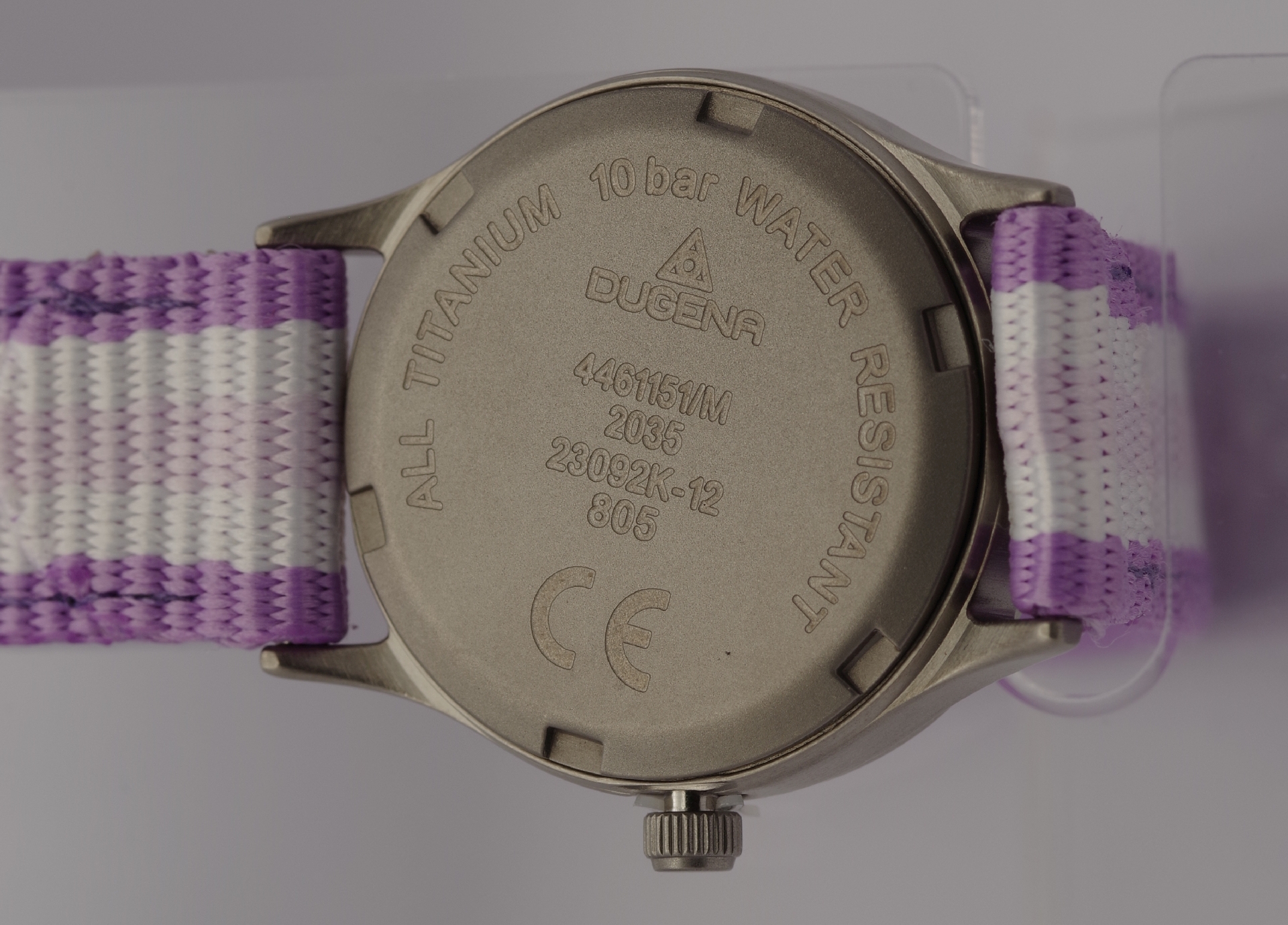 Armbanduhr Dugena_4461151, Rückseite mit Gehäuseboden