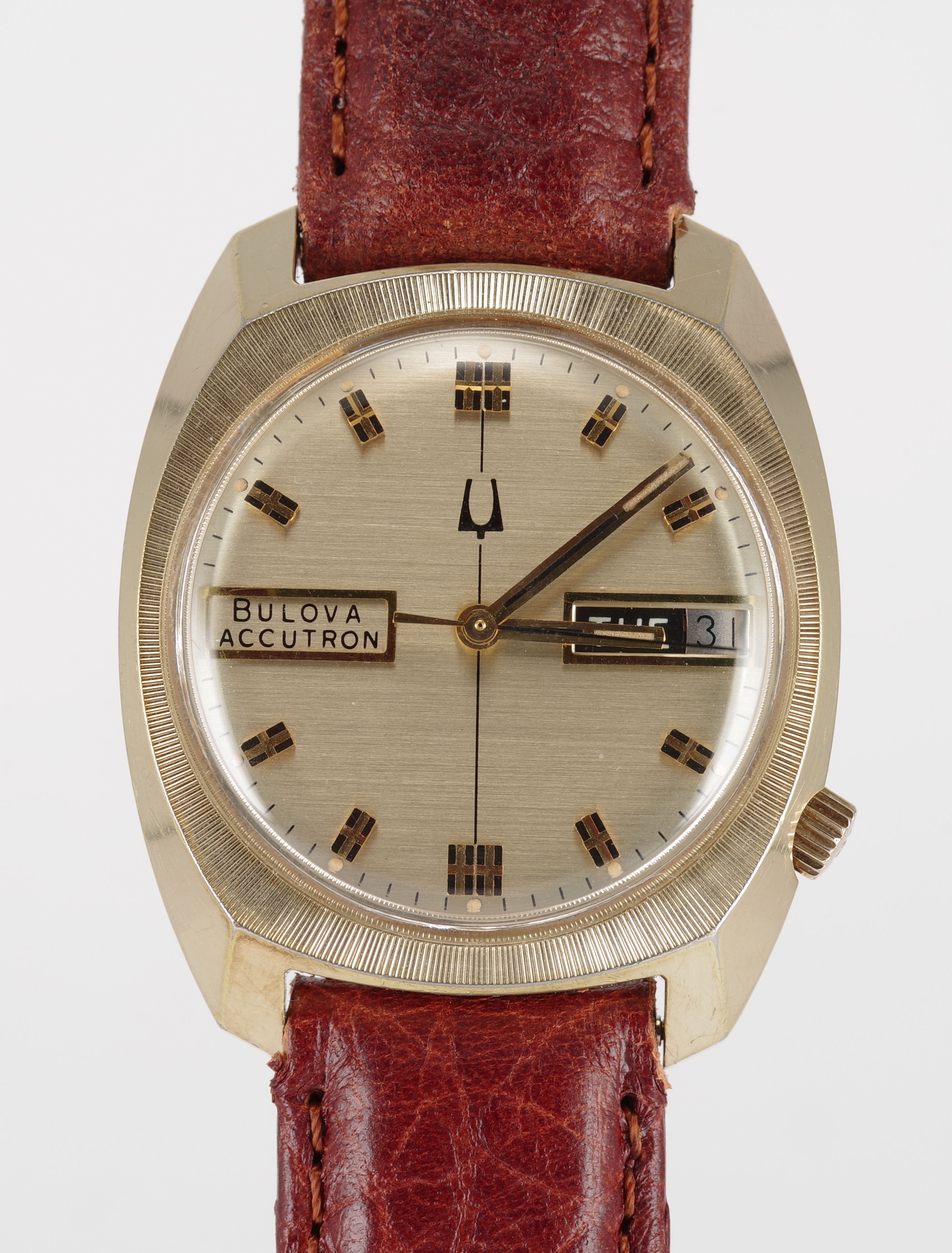Bulova Accutron Day Date Herren Armbanduhr 1976 Top