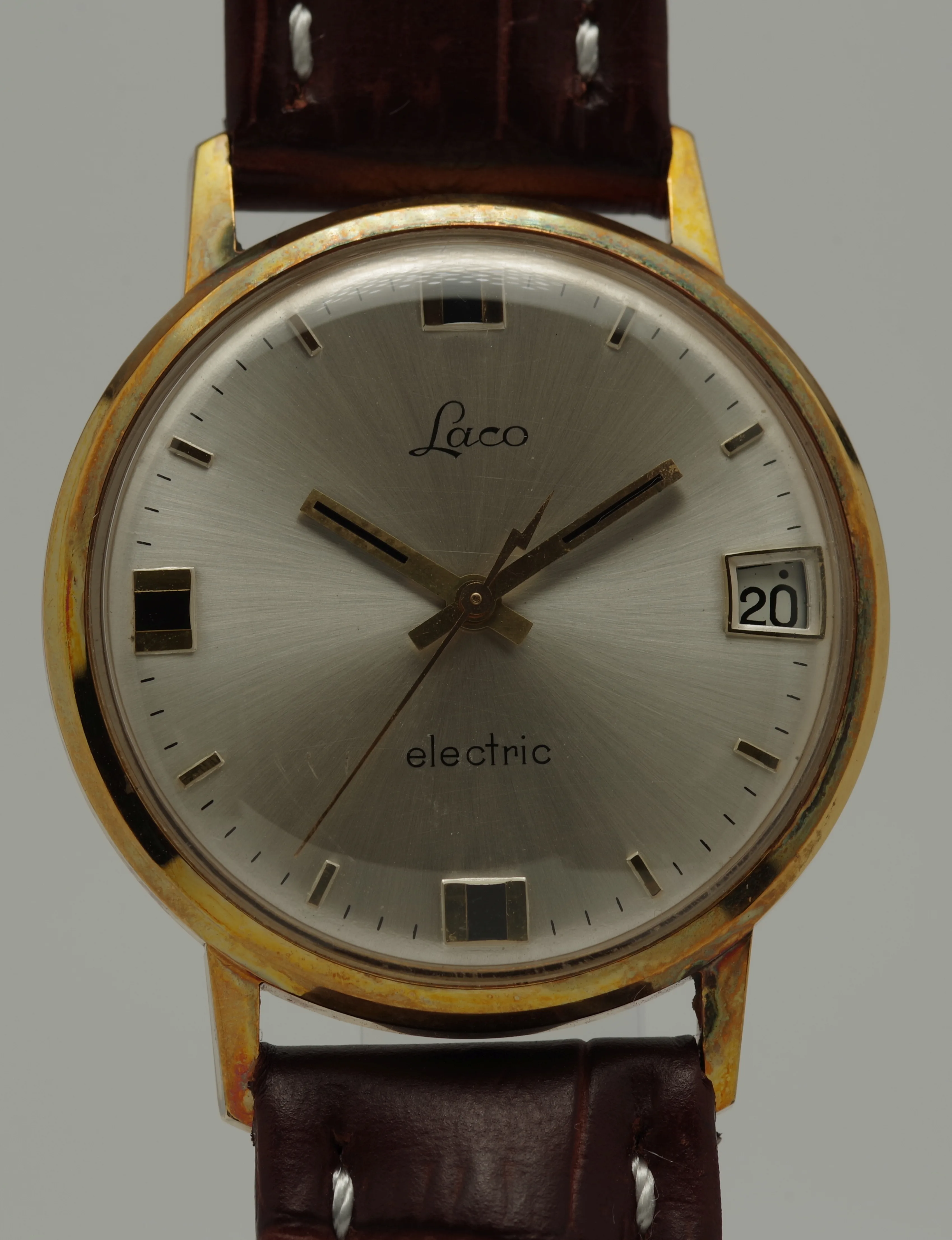 Seltene LACO Electric - Sonnenschliff mit 12 Stunden Datum