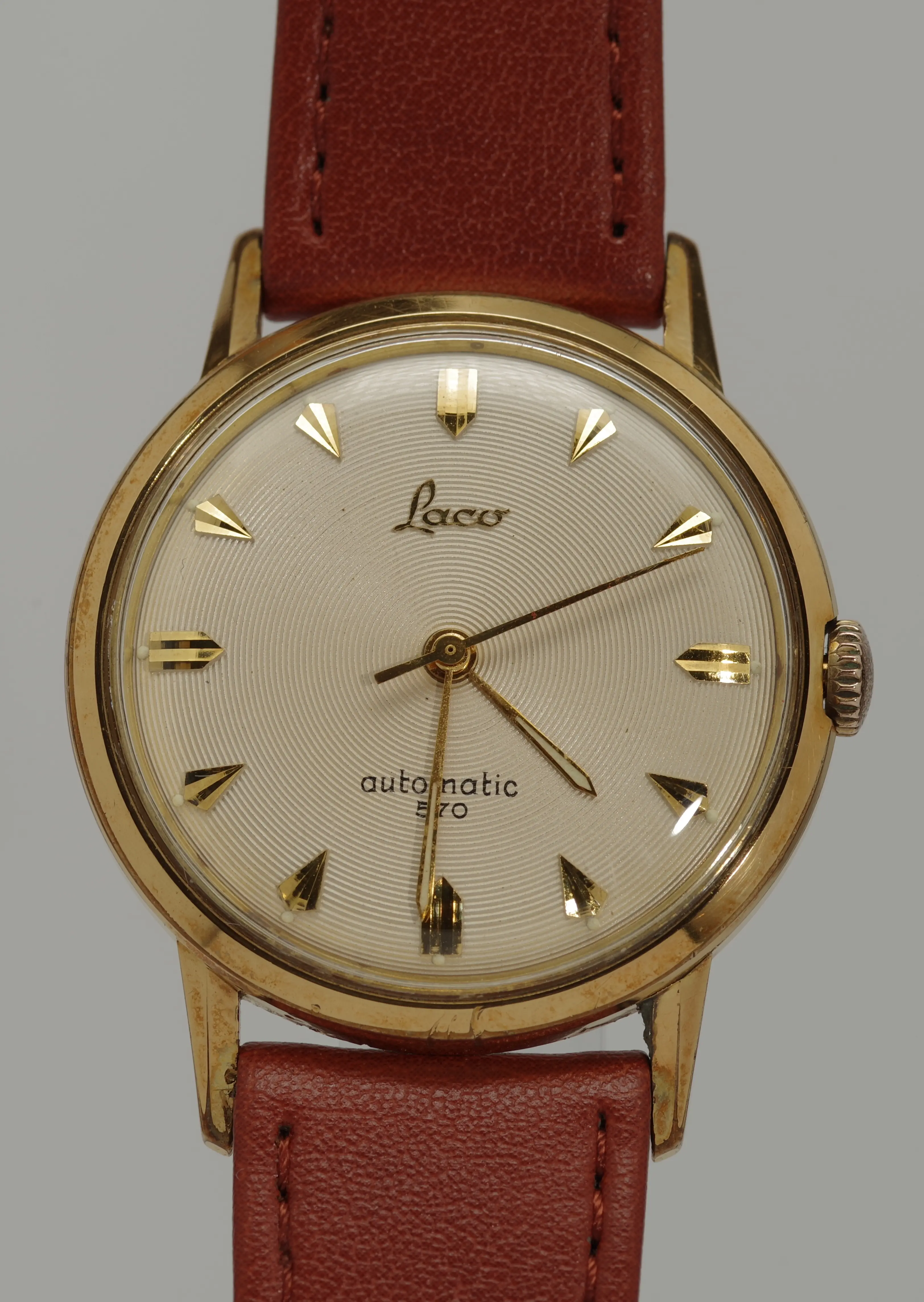 Laco Automatik Vintage Herren Armbanduhr mit Durowe 570 Uhrwerk