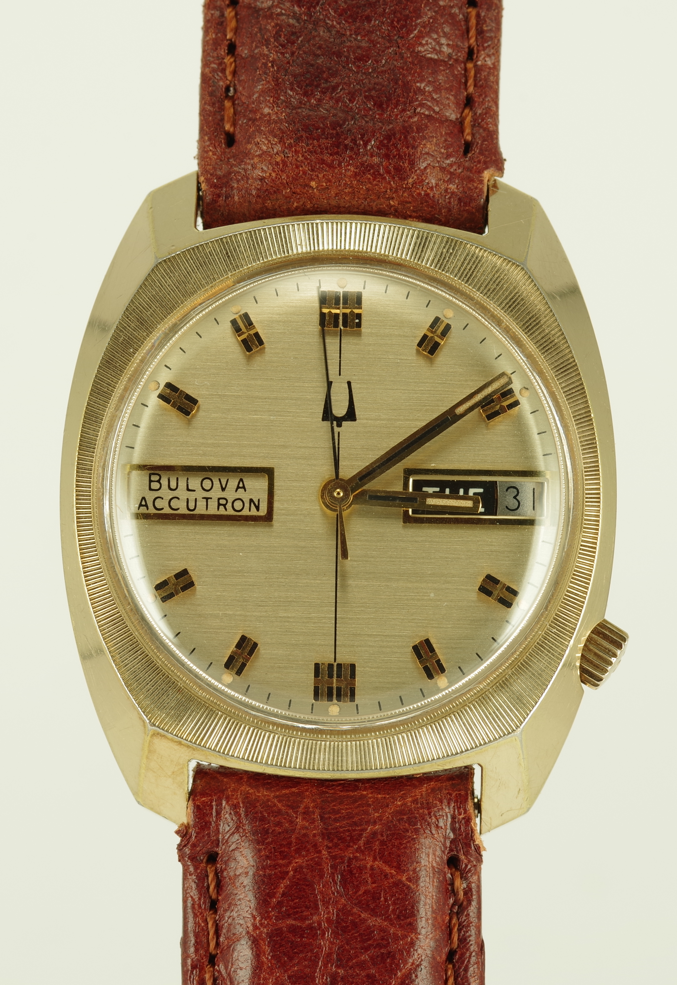 Bulova Accutron Day Date Herren Armbanduhr 1976 Top