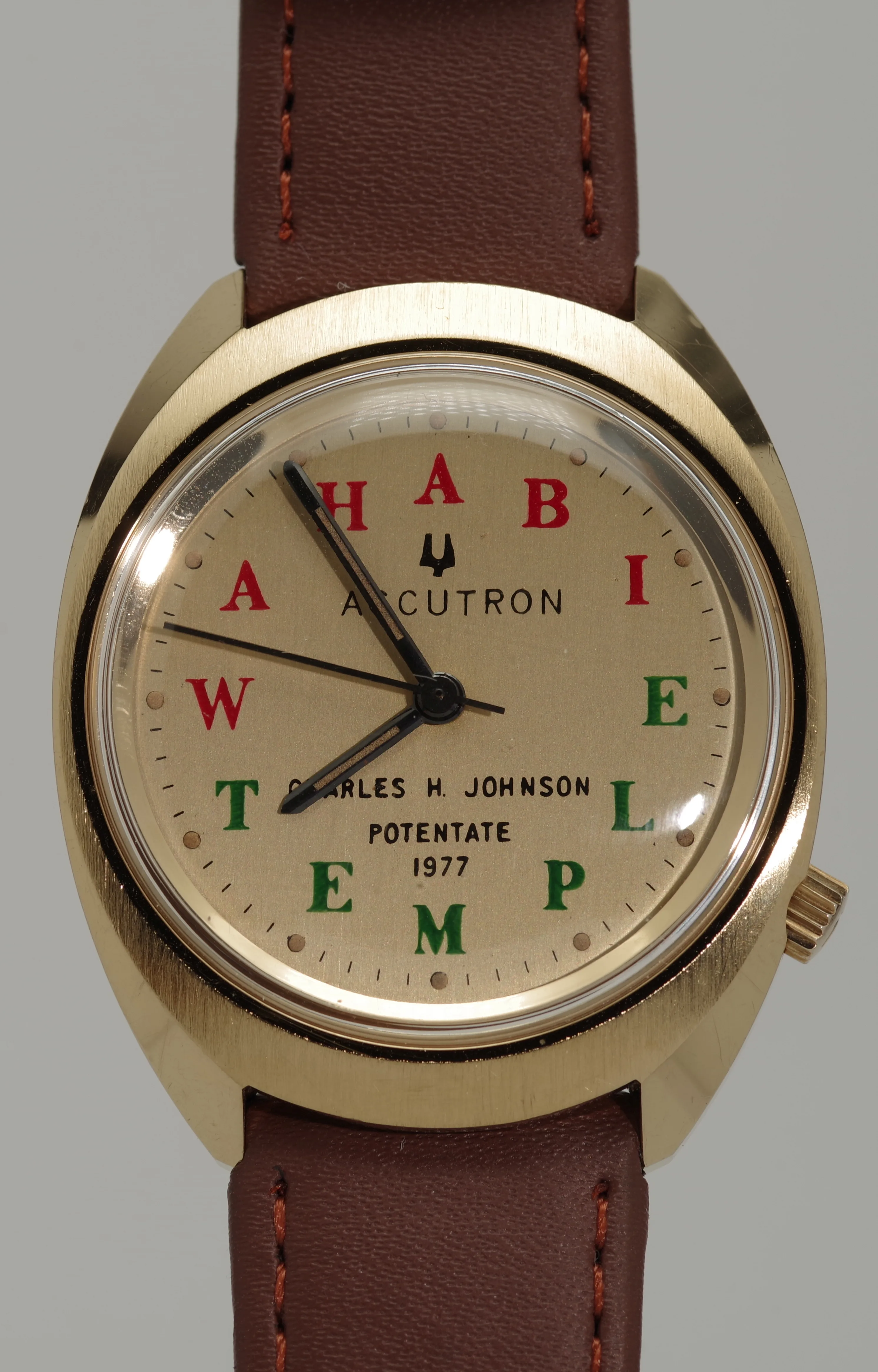 Herren Vintage Armbanduhr Bulova Accutron 219 Wahabi Temple 1977 Herren Vintage Armbanduhr Bulova Accutron 219 Wahabi Temple 1977
