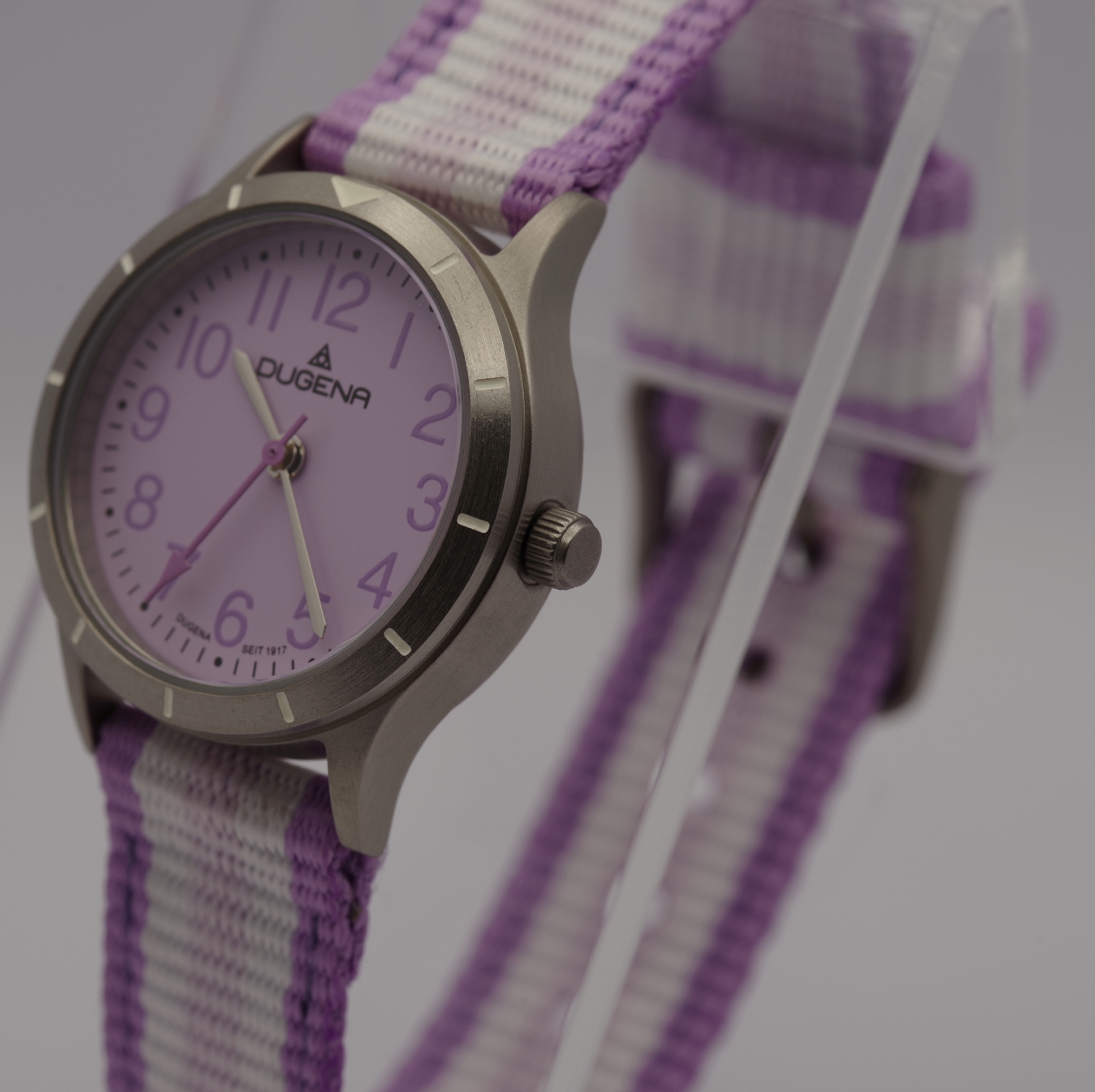 Armbanduhr Dugena_4461151, Schrägansicht 1 rechts, Krone sichtbar