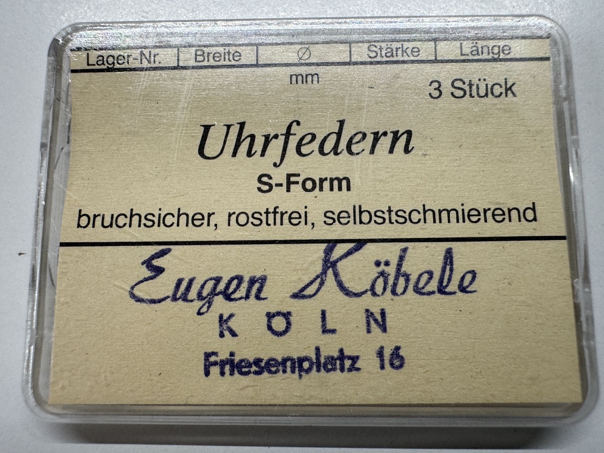 Zugfeder 1.20 x 8.0 x 0.08 x 280