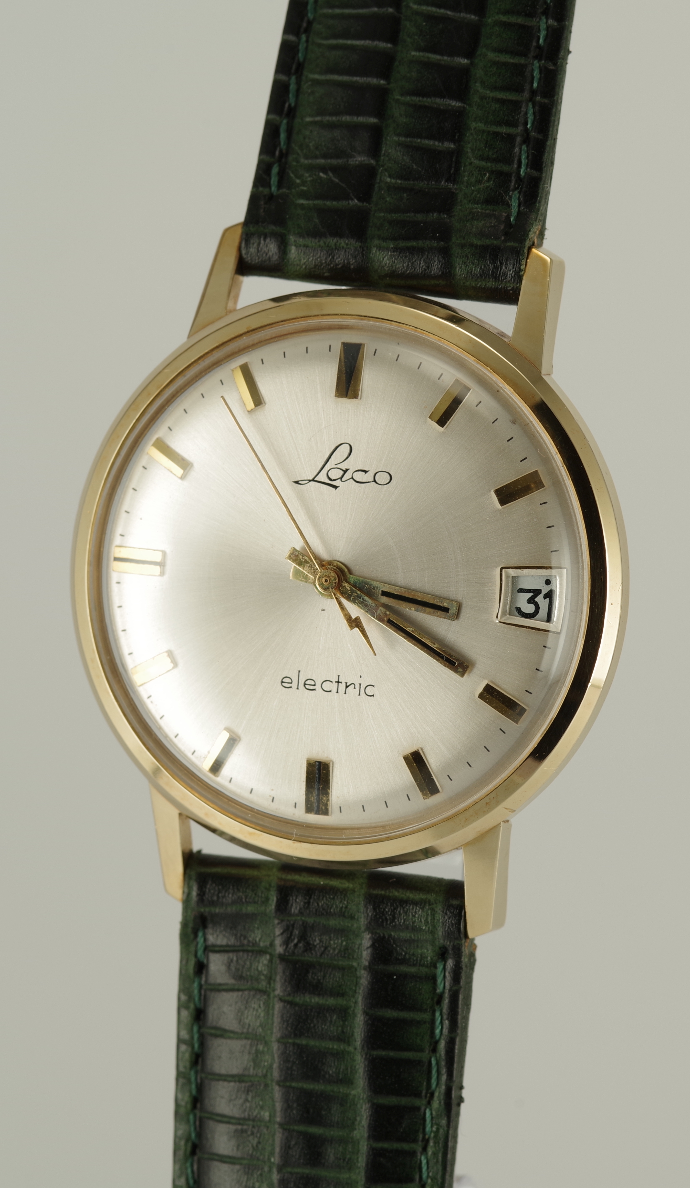 Seltene LACO Electric - Sonnenschliff mit 12 Stunden Datum