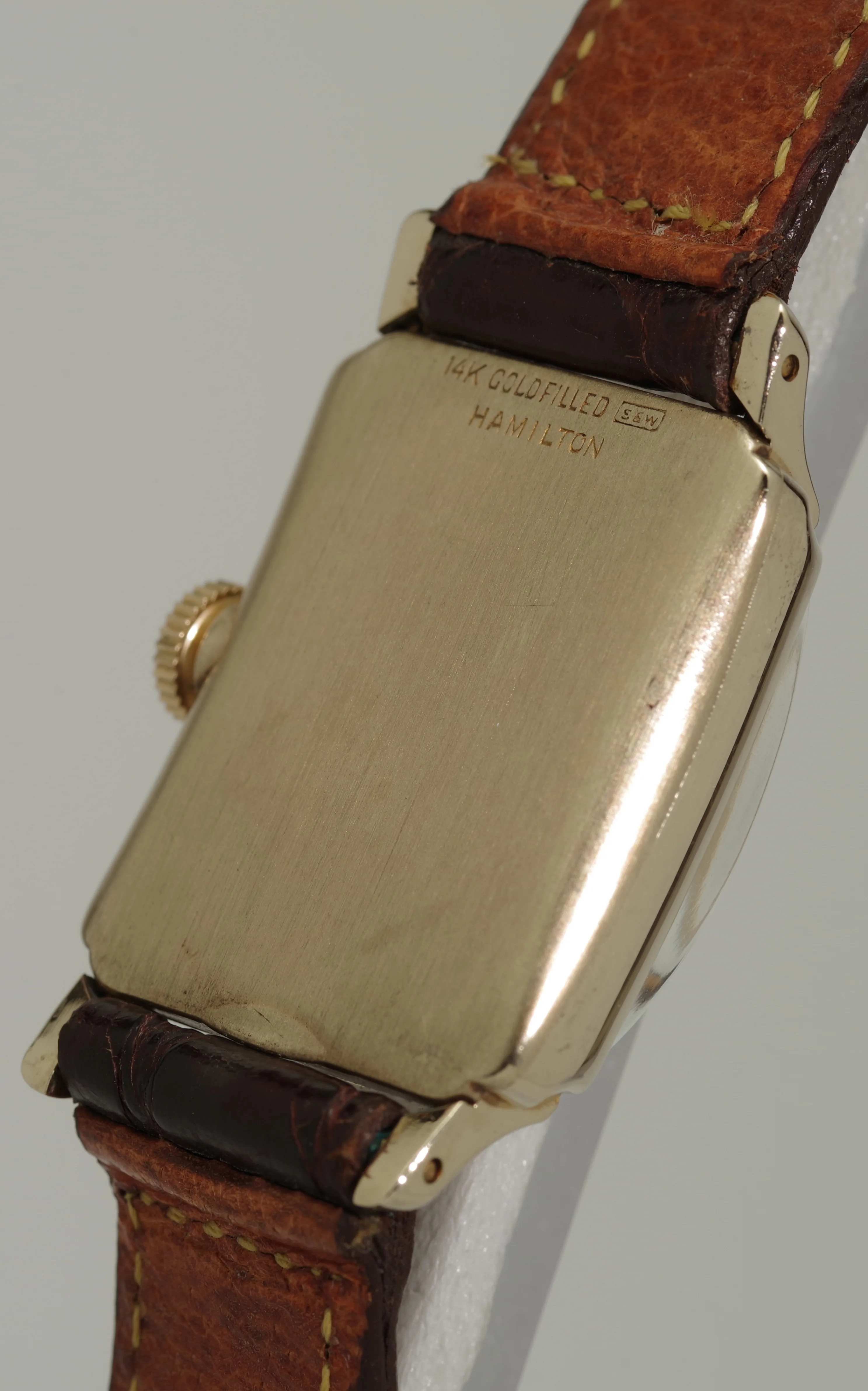 Hamilton exzellente Herren Vintage Armbanduhr Bailey Dresswatch 