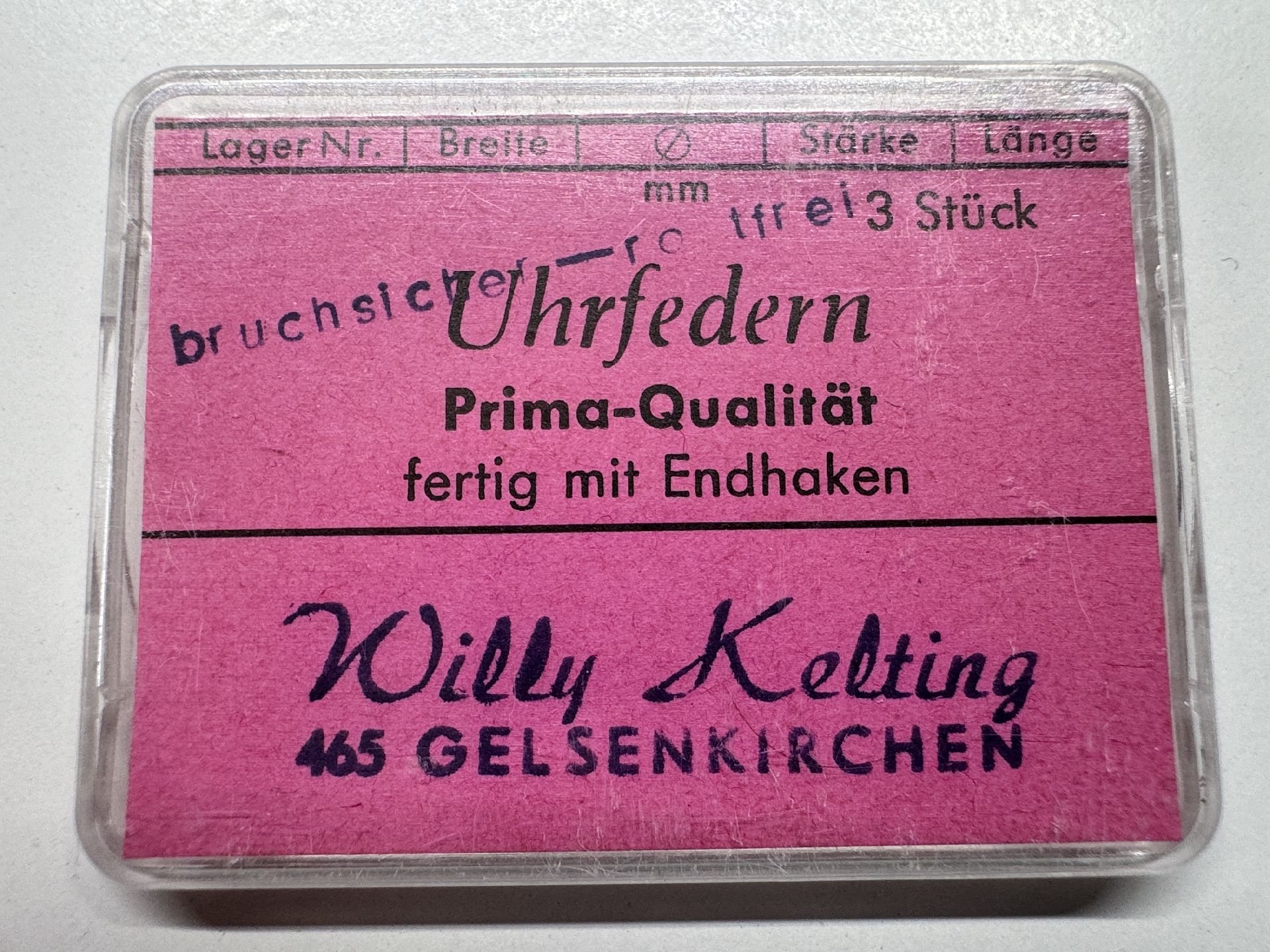 Zugfeder 1.00 x 8.0 x 0.09 x 250