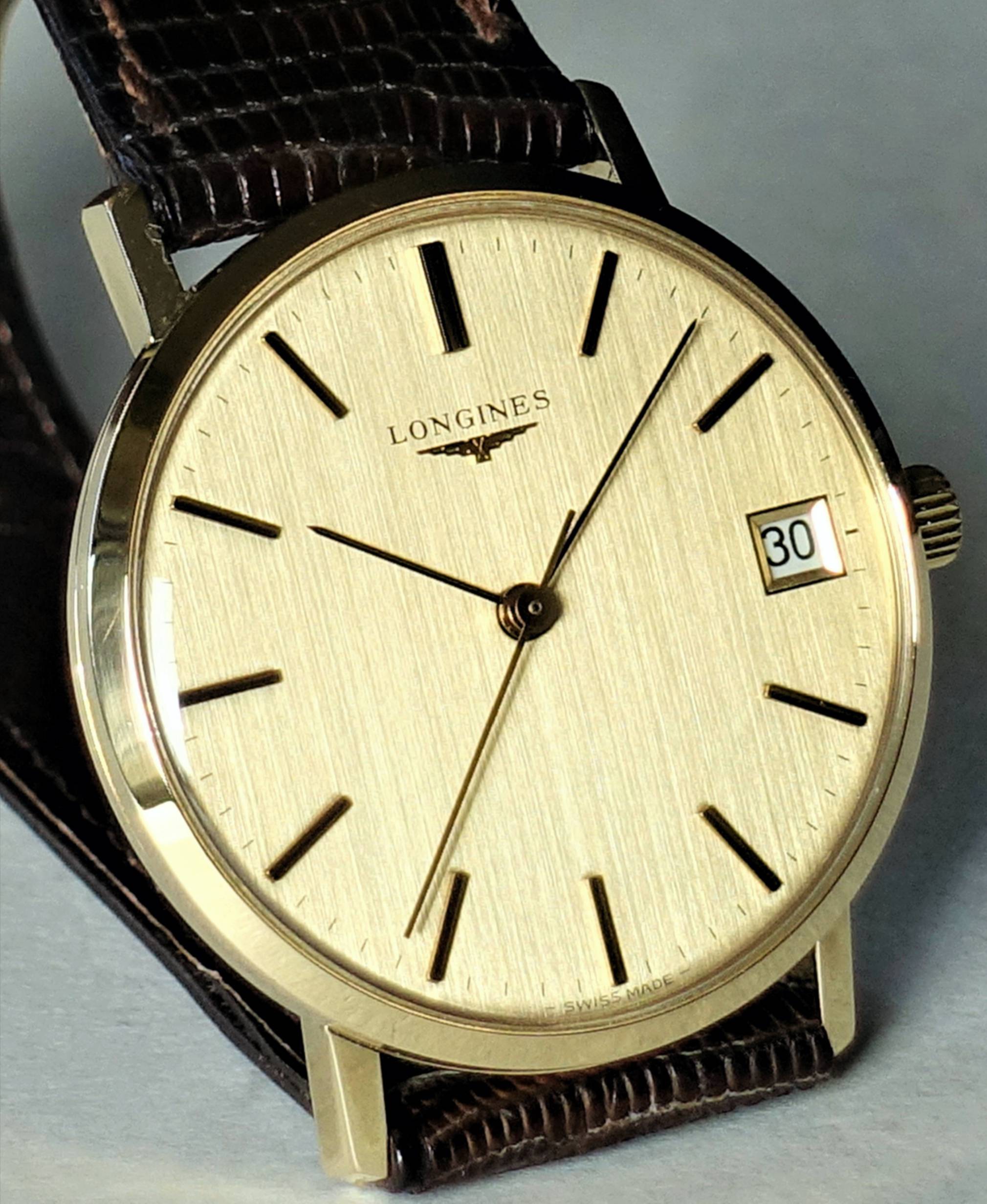 Elegante Longines Herrenuhr mit Kaliber 6952 – Swiss Made