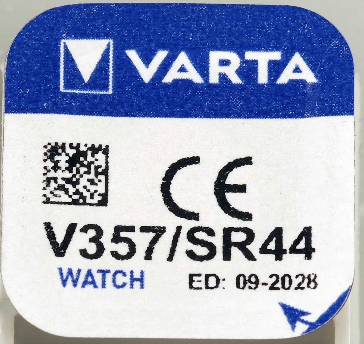 Uhrenbatterie Silberoxid Knopfzelle Varta V357 SR1154W SR44 für Uhren