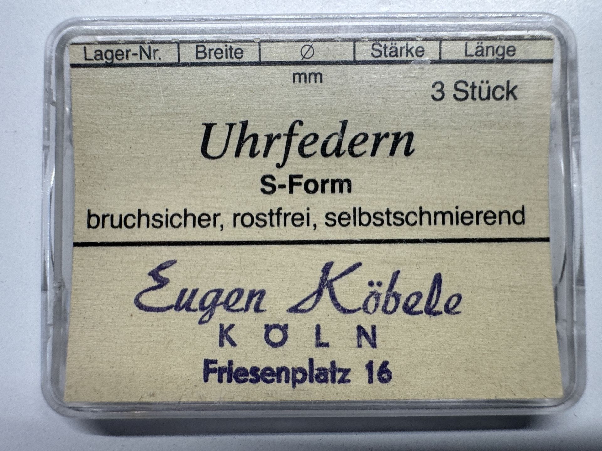 Zugfeder 1.20 x 7.0 x 0.09 x 190