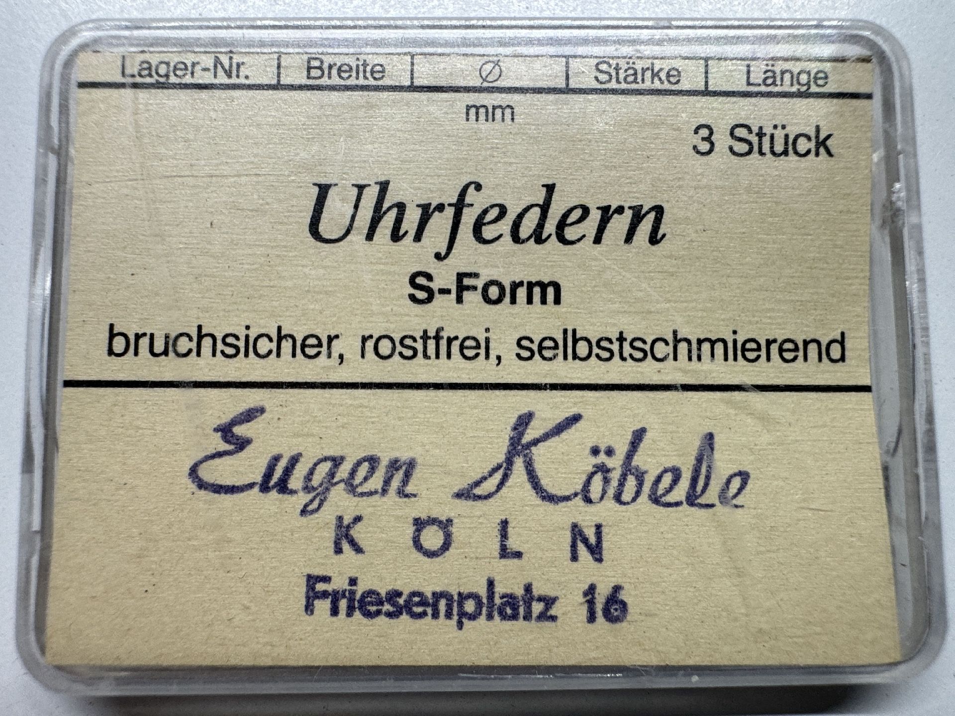 Zugfeder 1.10 x 12.0 x 0.15 x 340