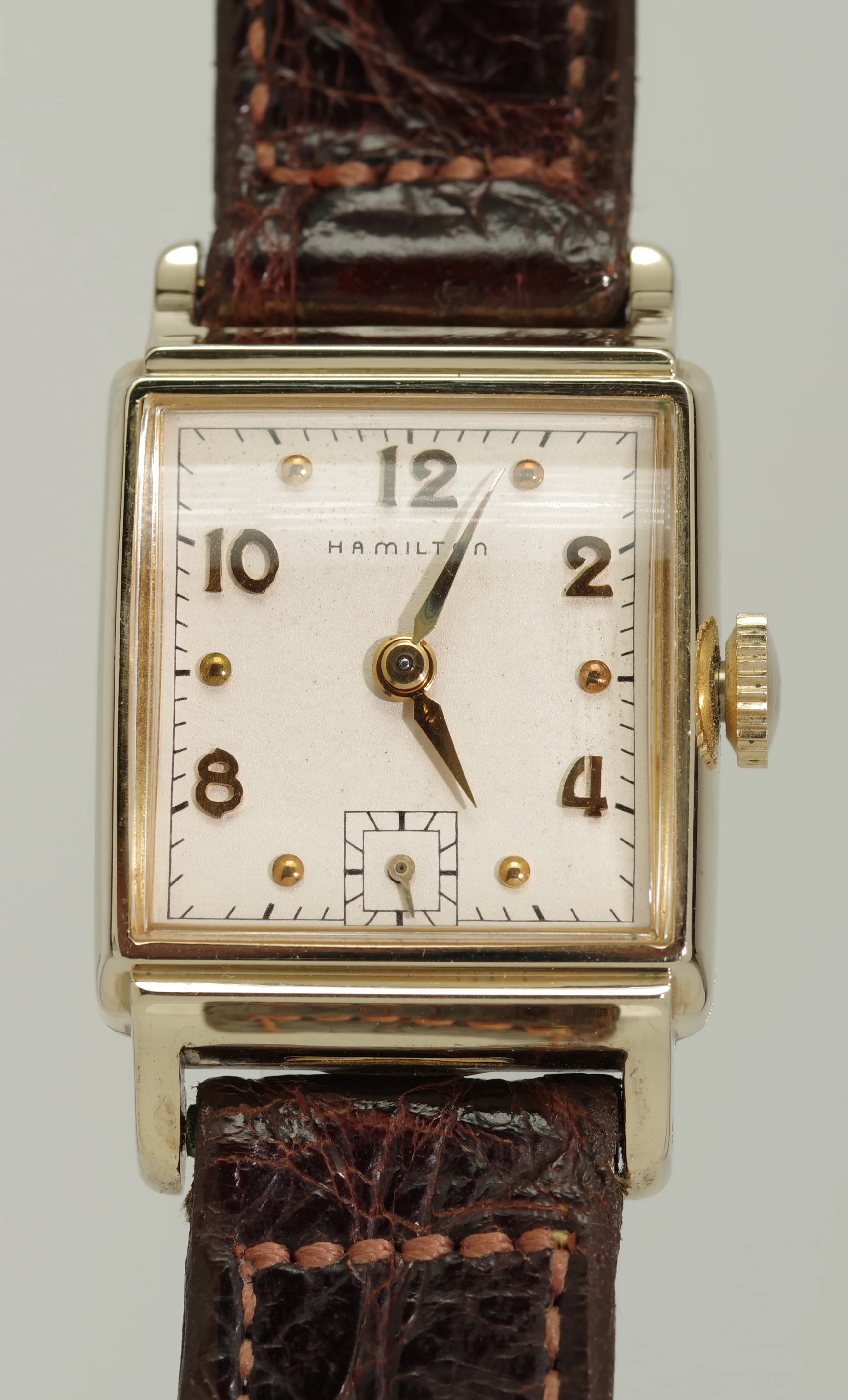 Hamilton exzellente Herren Vintage Armbanduhr Bailey Dresswatch 