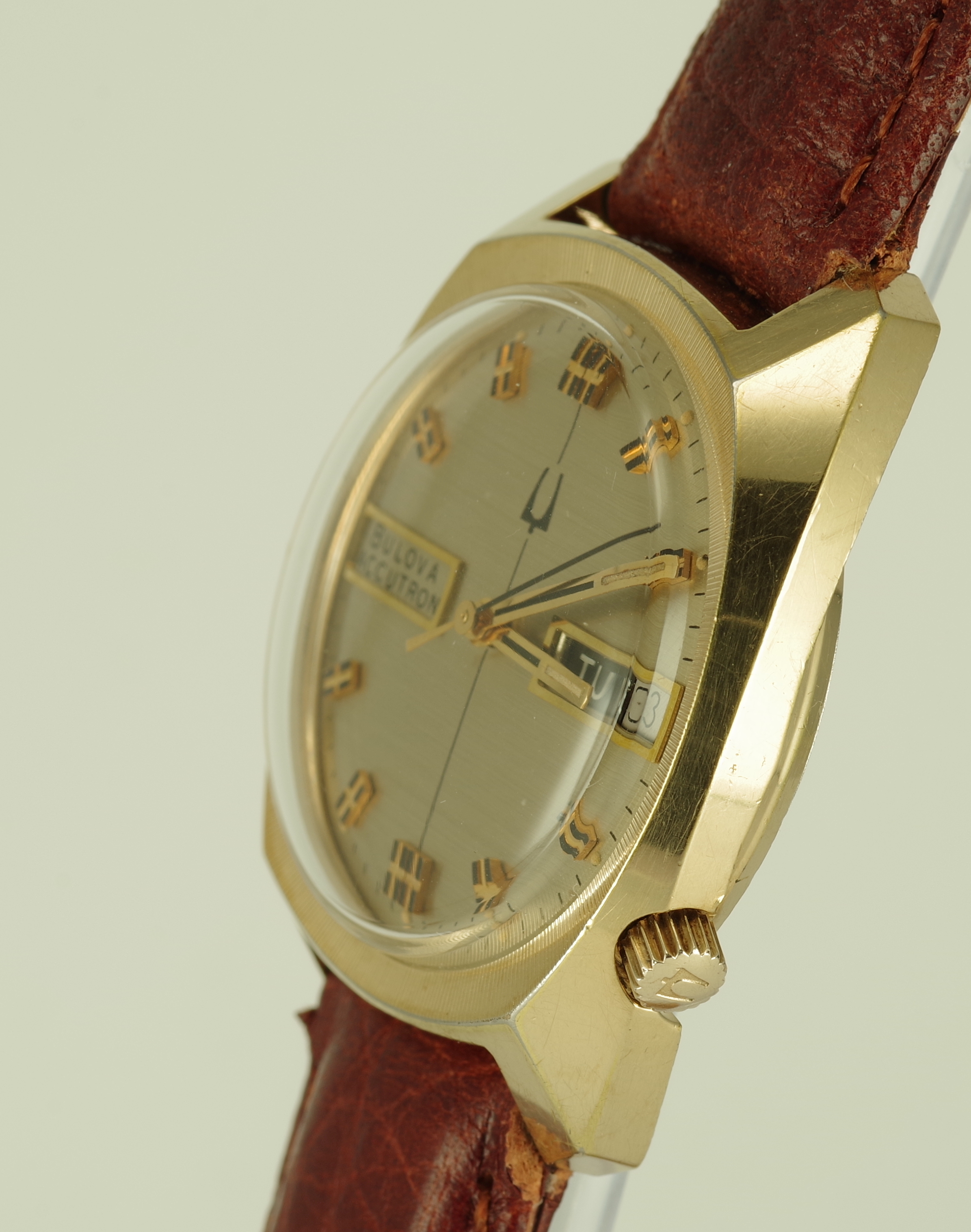Bulova Accutron Day Date Herren Armbanduhr 1976 Top