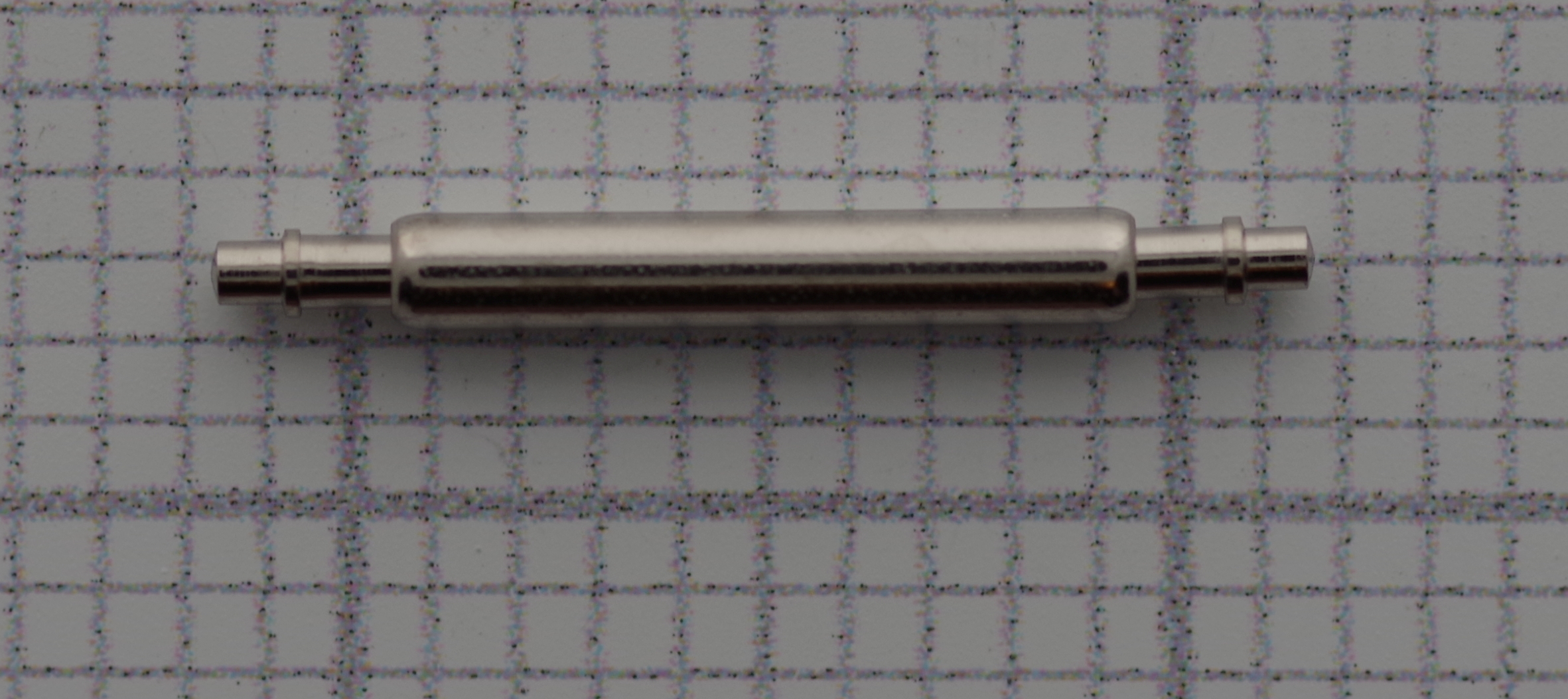 Armbandsteg / Federsteg 11mm / 1,4mm, mit Bund, Messing, vernickelt, Augusta 465w