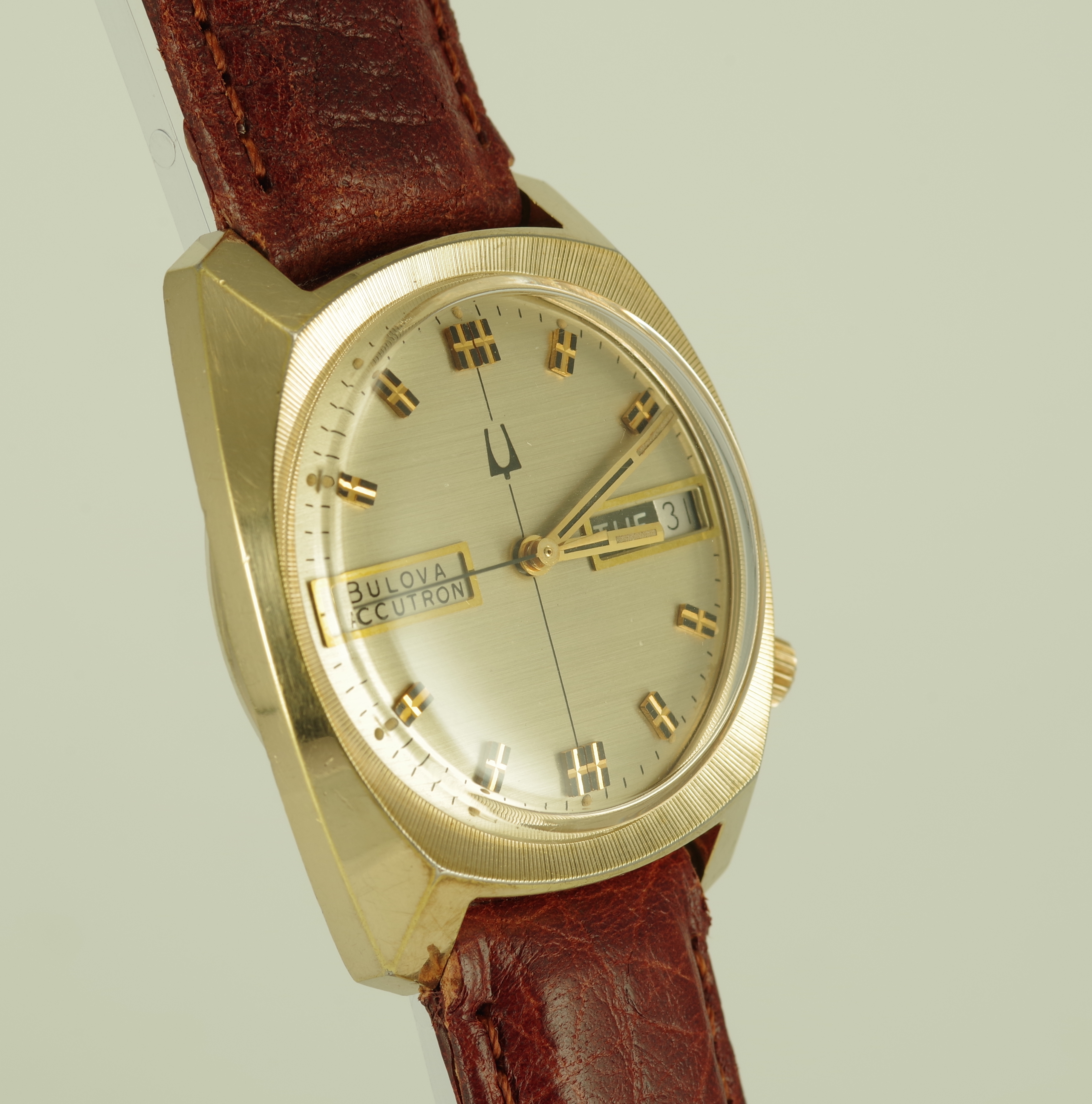 Bulova Accutron Day Date Herren Armbanduhr 1976 Top