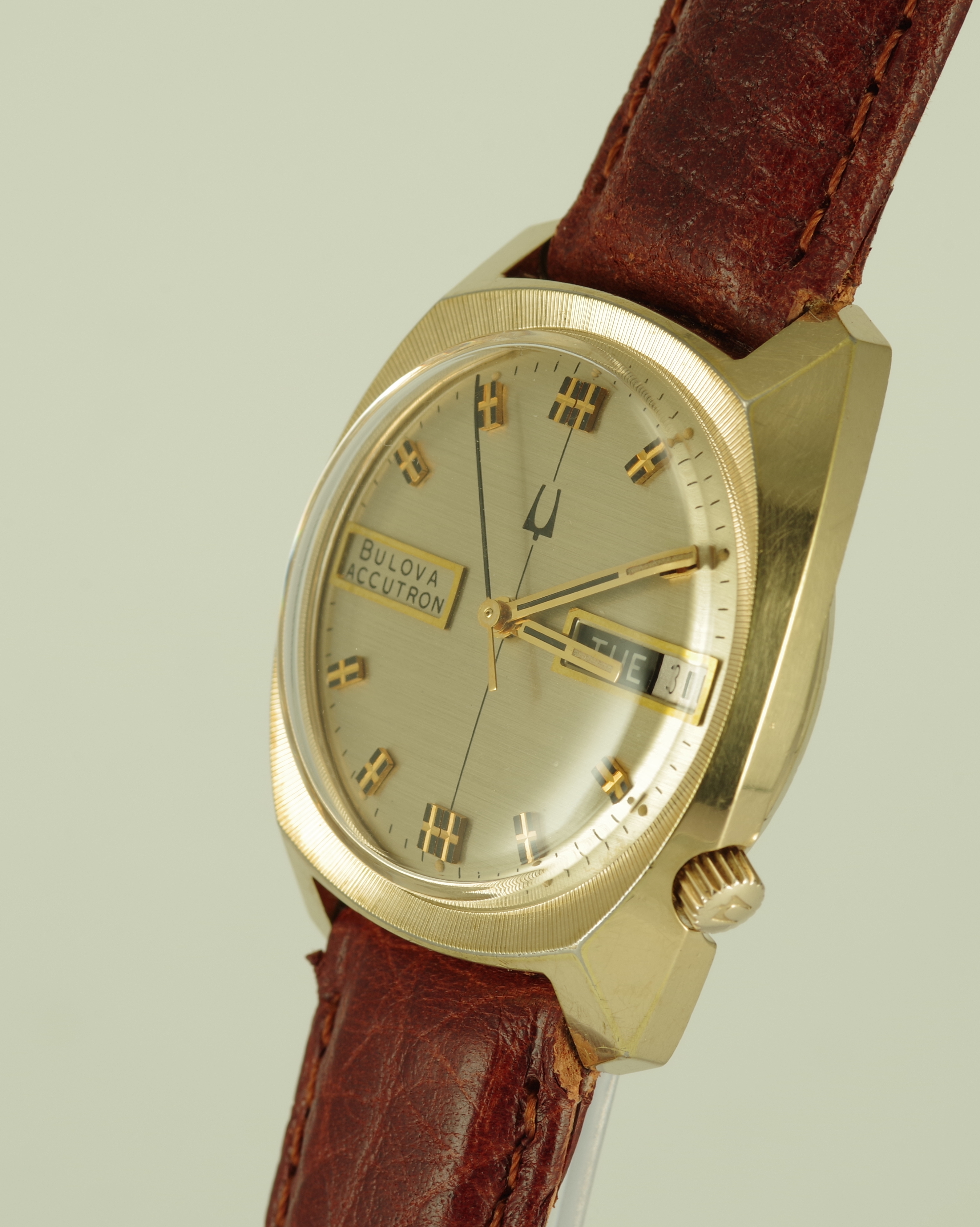 Bulova Accutron Day Date Herren Armbanduhr 1976 Top