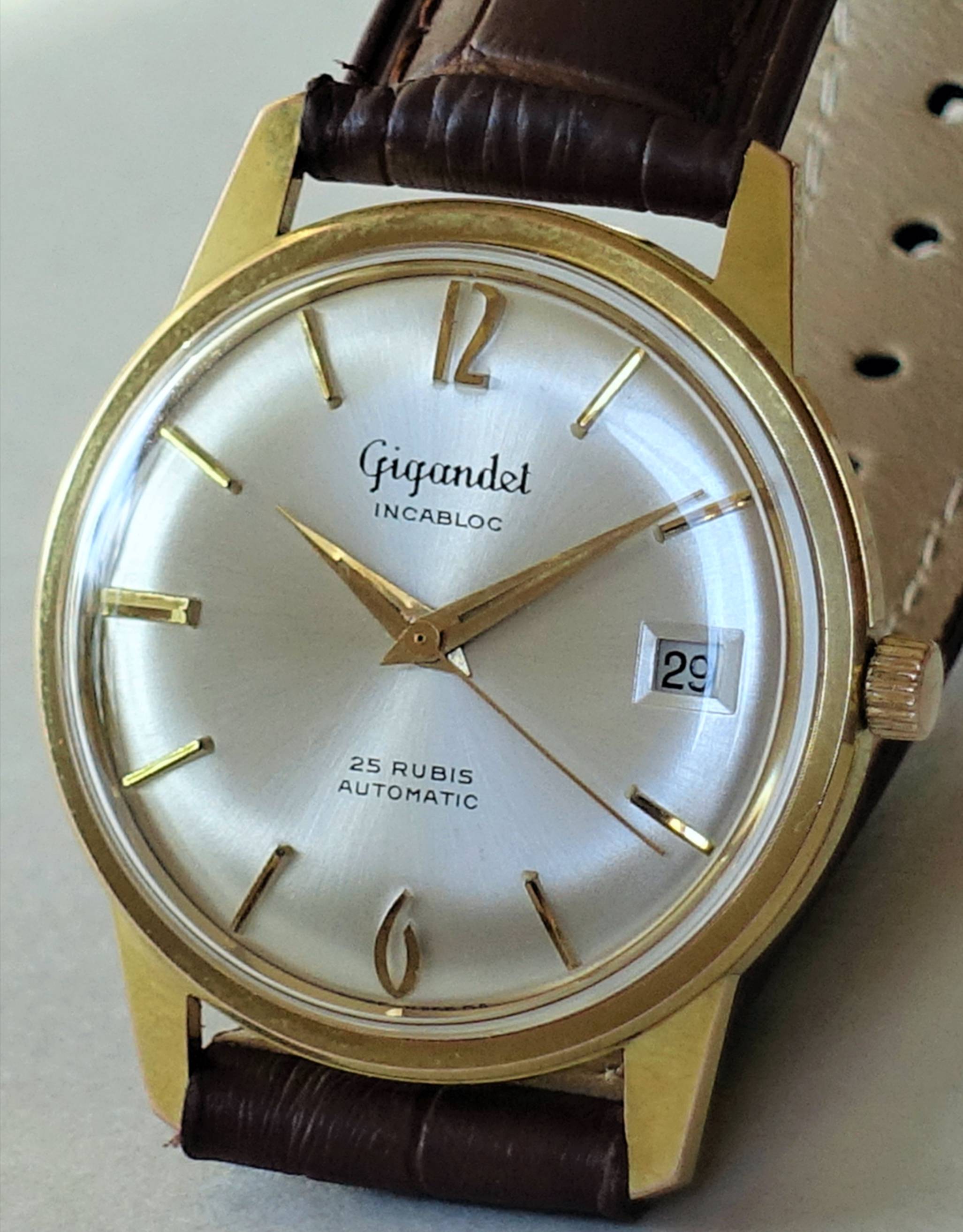 Gigandet Automatik Armbanduhr Modell 1190 – Vintage-Klassiker mit ETA 2452 Werk