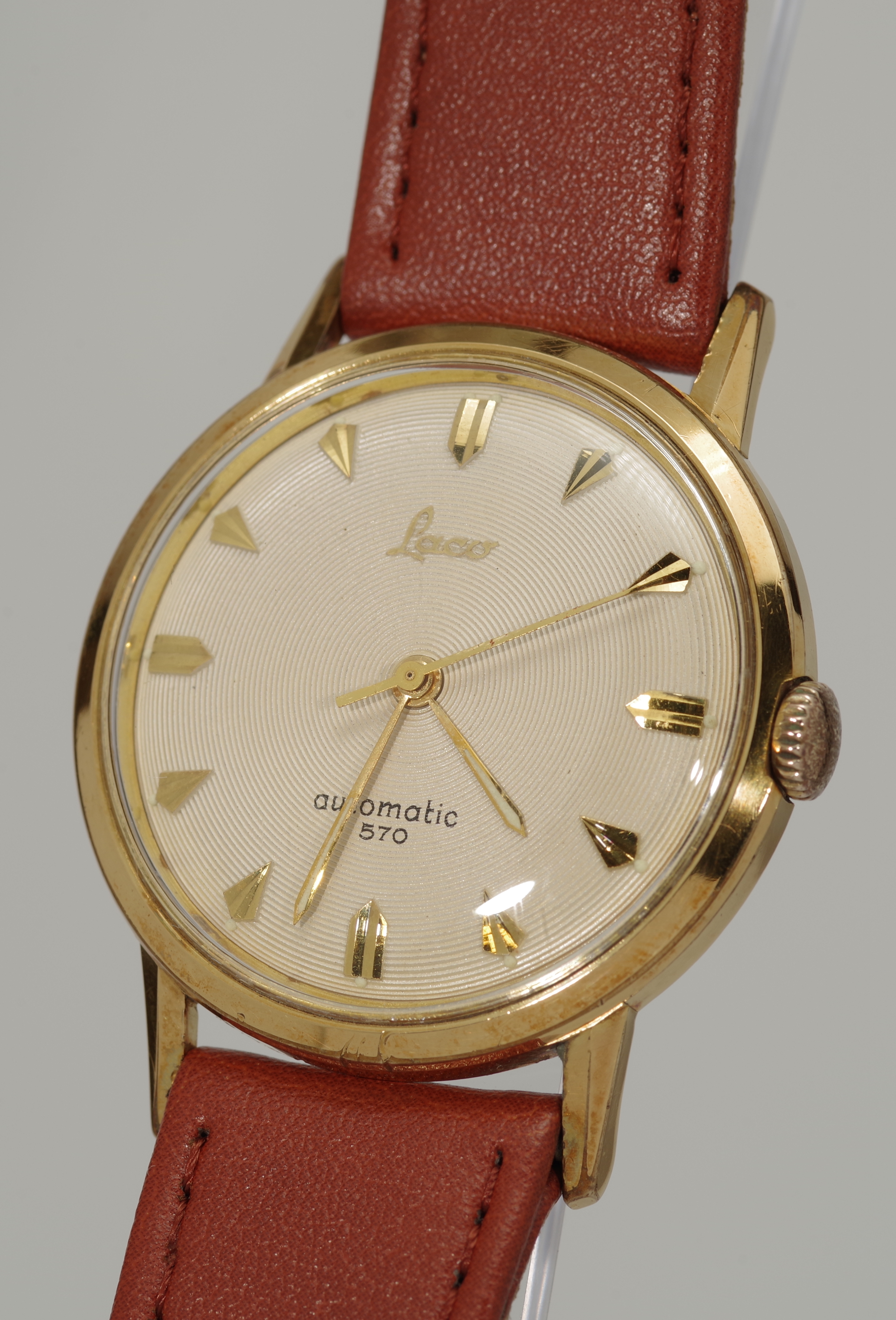 Laco Automatik Vintage Herren Armbanduhr mit Durowe 570 Uhrwerk