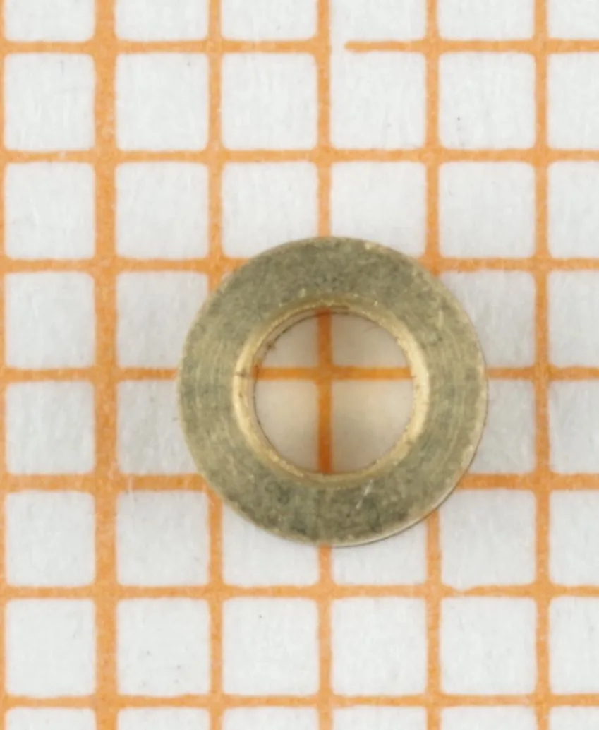 Runde Unterlegscheibe aus Metall für Uhrenersatzteile.