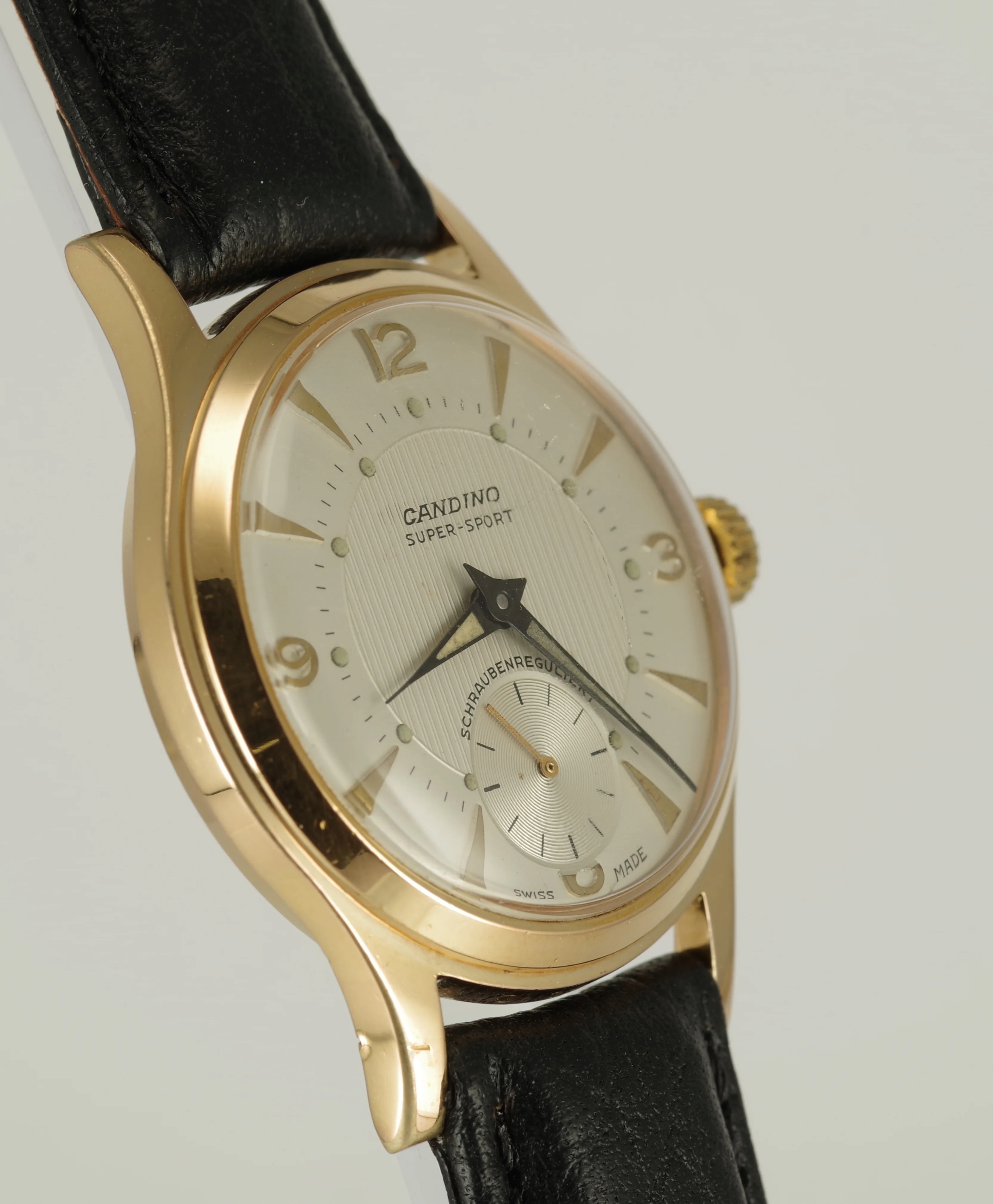Vintage Herren Armbanduhr Candino Super Sport