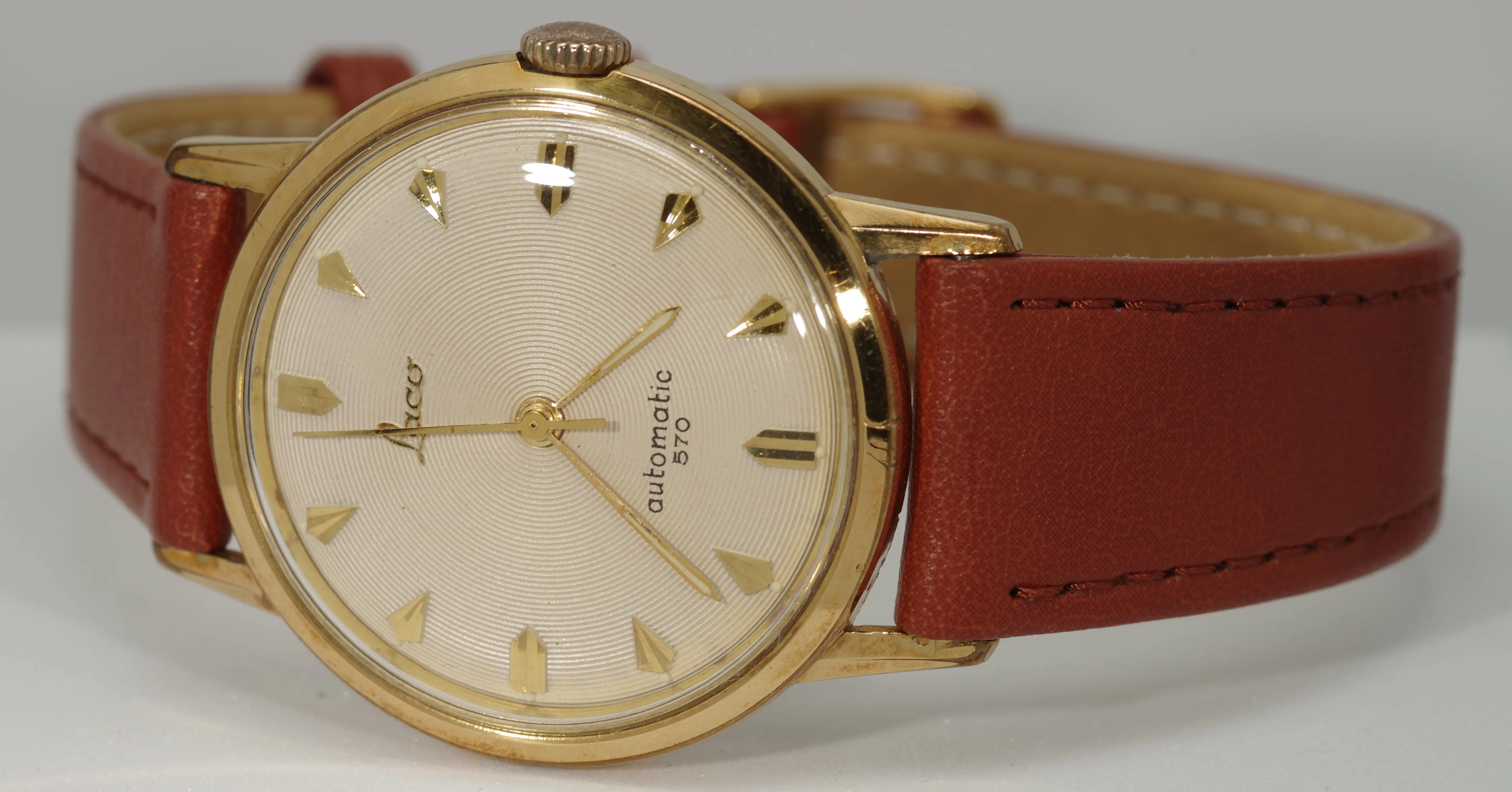 Laco Automatik Vintage Herren Armbanduhr mit Durowe 570 Uhrwerk