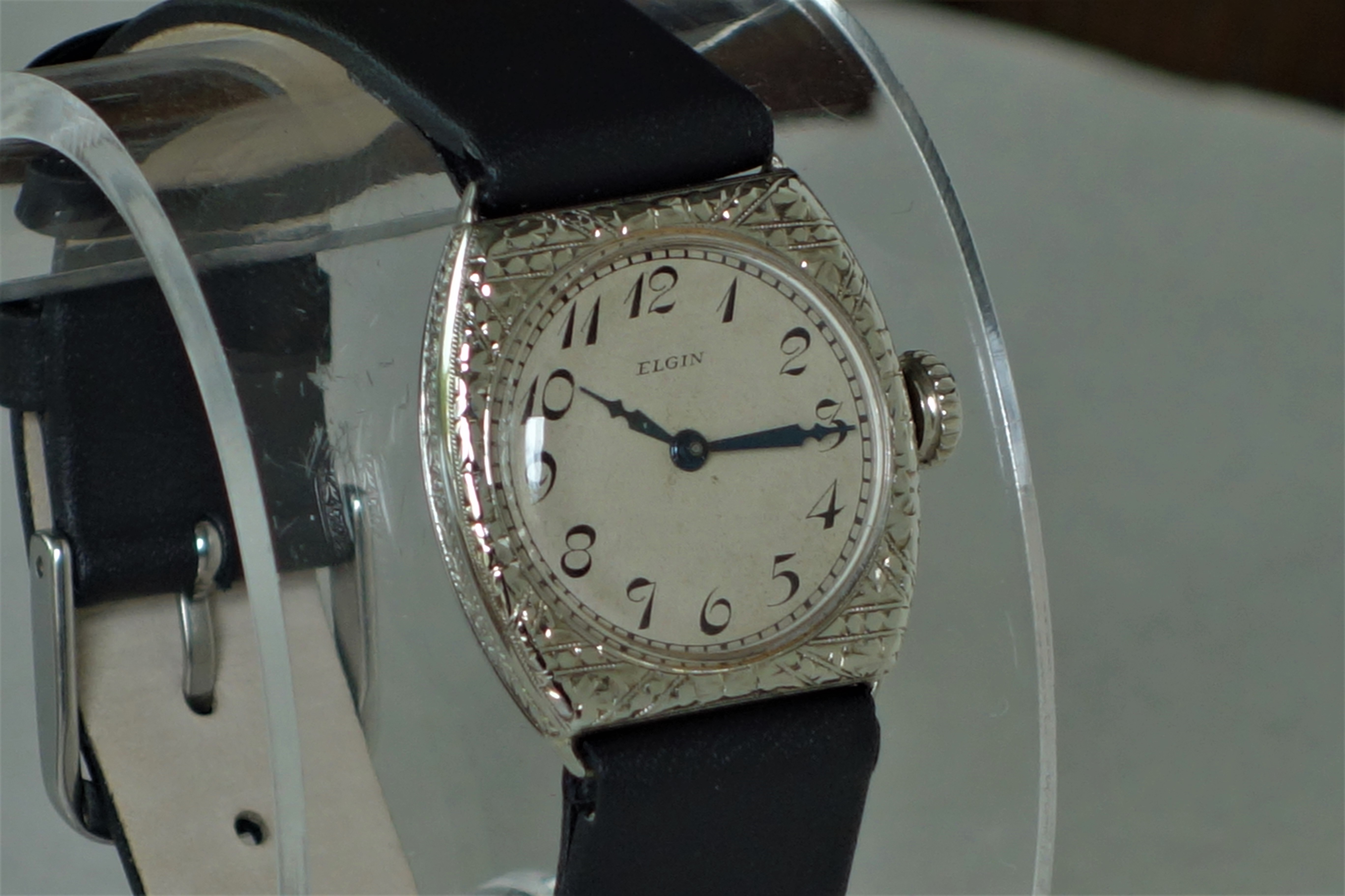 Elgin Cocktail-Armbanduhr – Art-Déco-Eleganz von 1923 mit Uhrwerk Elgin Grade 447