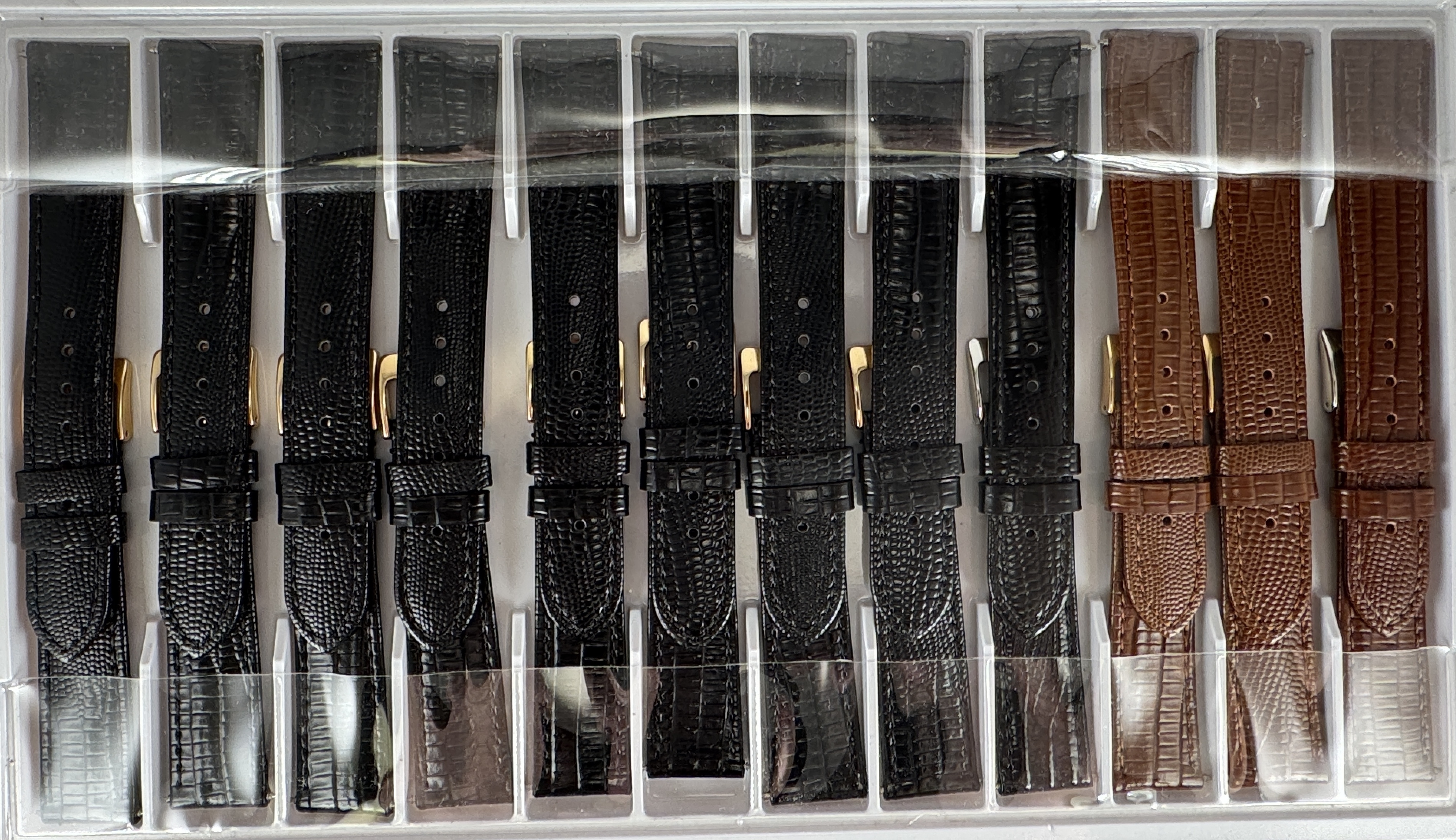 Uhrenarmband Kalbsleder Struktur Eidechse antiallergisch