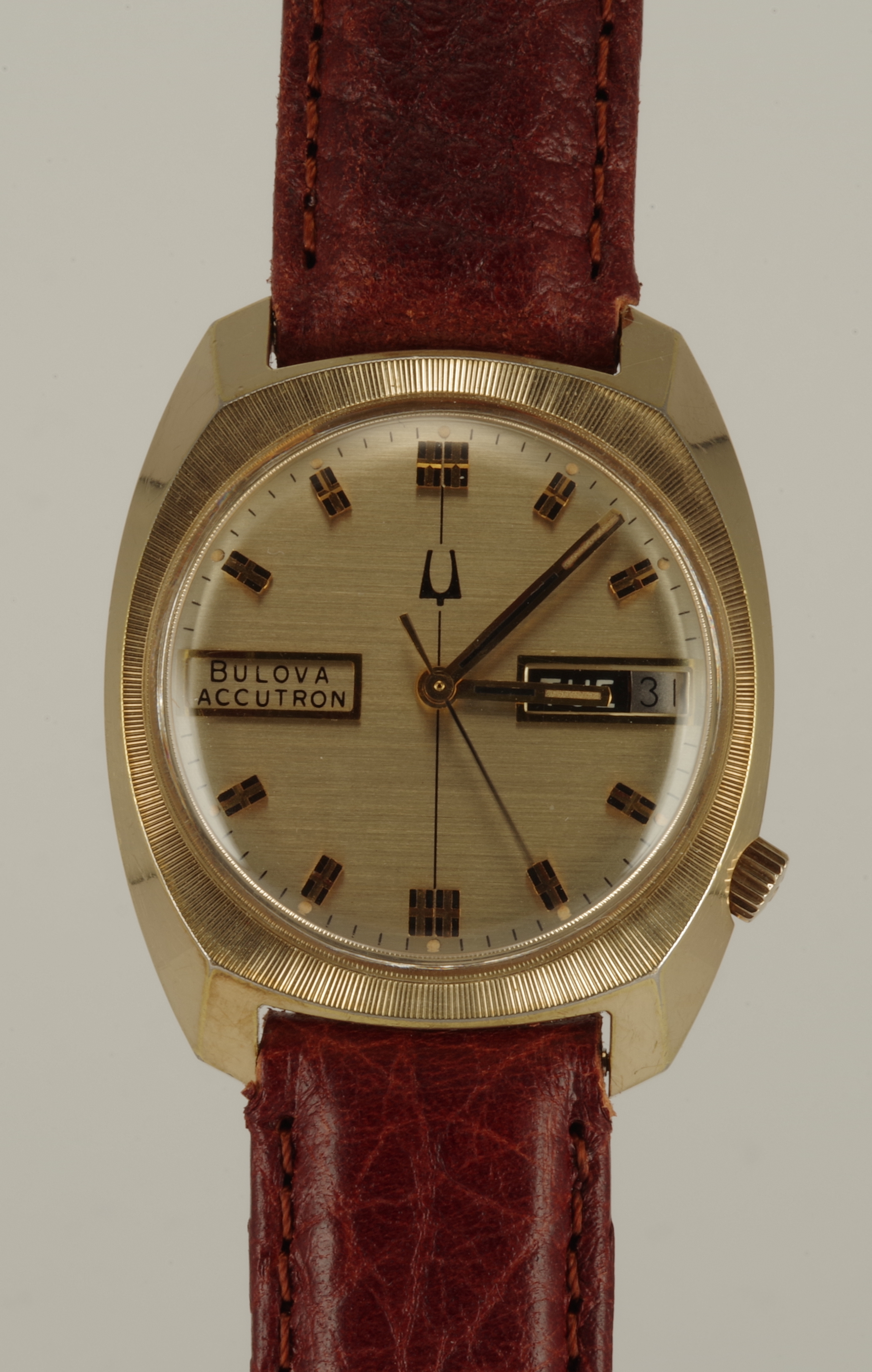 Bulova Accutron Day Date Herren Armbanduhr 1976 Top