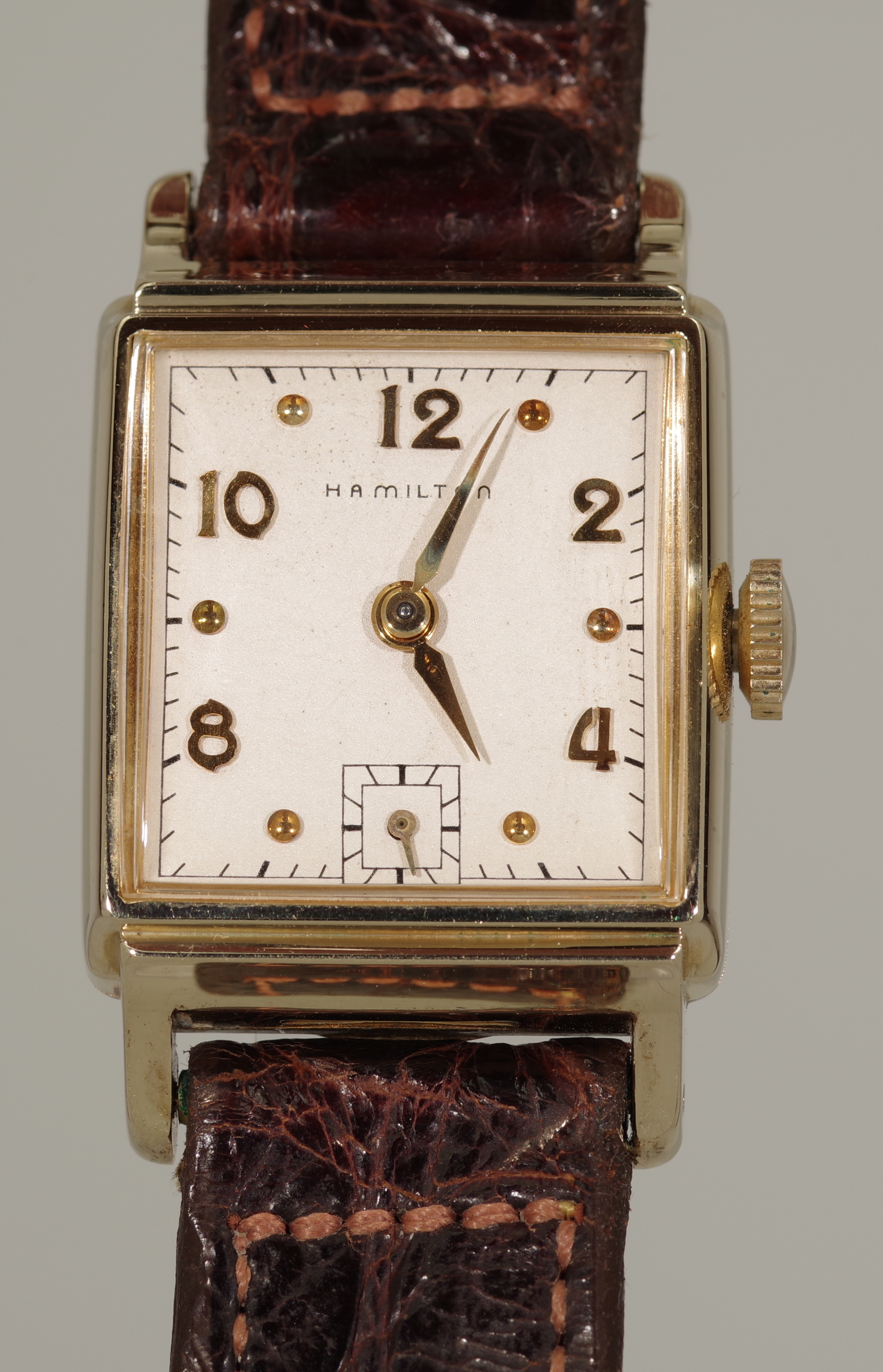 Hamilton exzellente Herren Vintage Armbanduhr Bailey Dresswatch