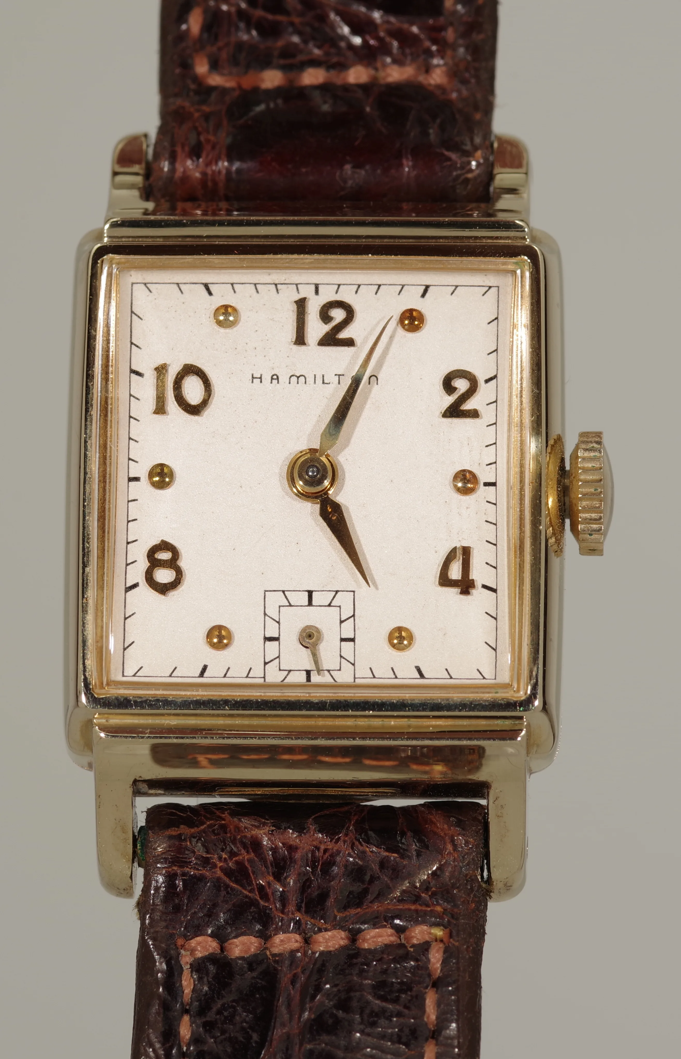 Hamilton exzellente Herren Vintage Armbanduhr Bailey Dresswatch 