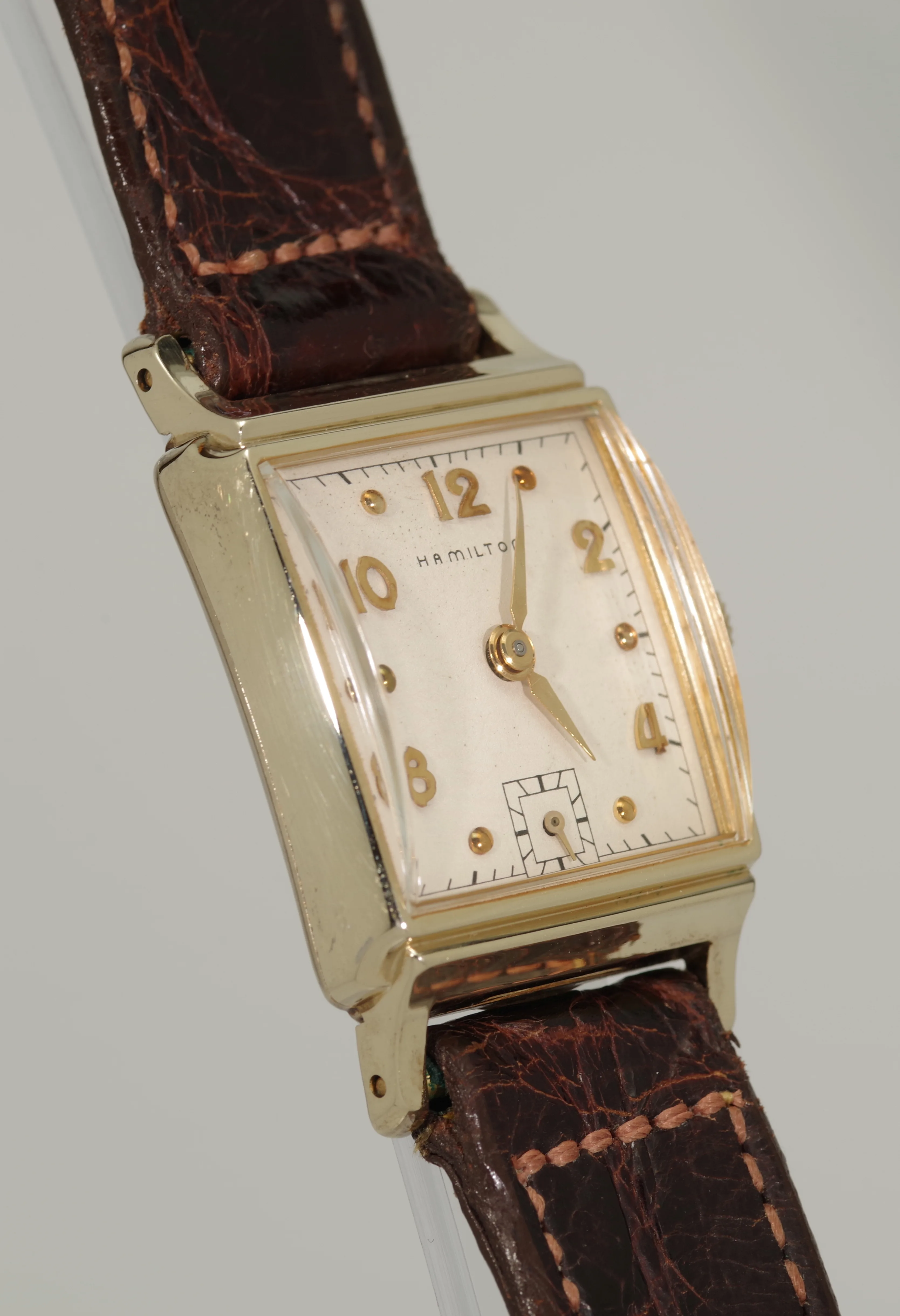 Hamilton exzellente Herren Vintage Armbanduhr Bailey Dresswatch 